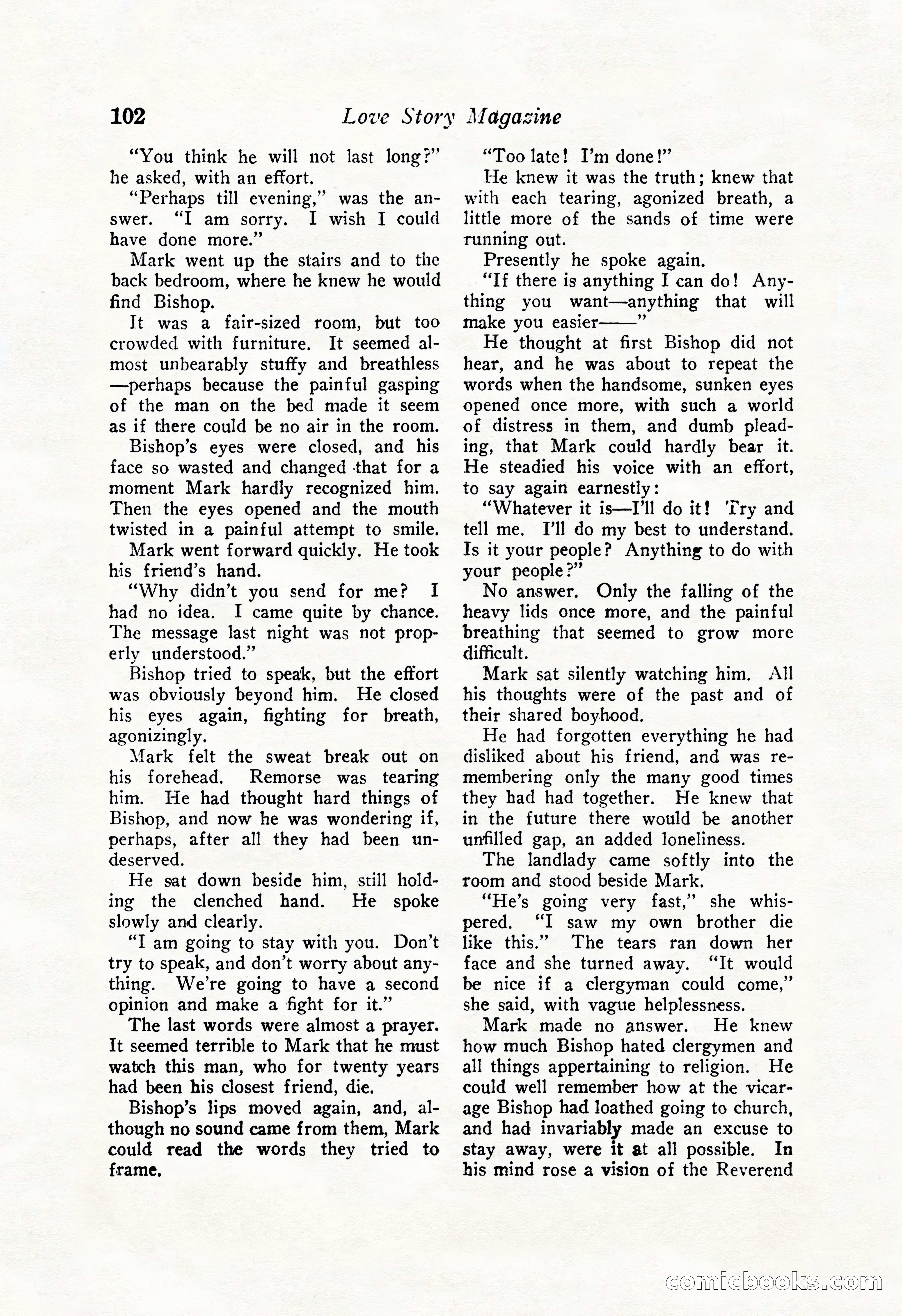 Love Story Magazine Illustrated — page 104 of 148
