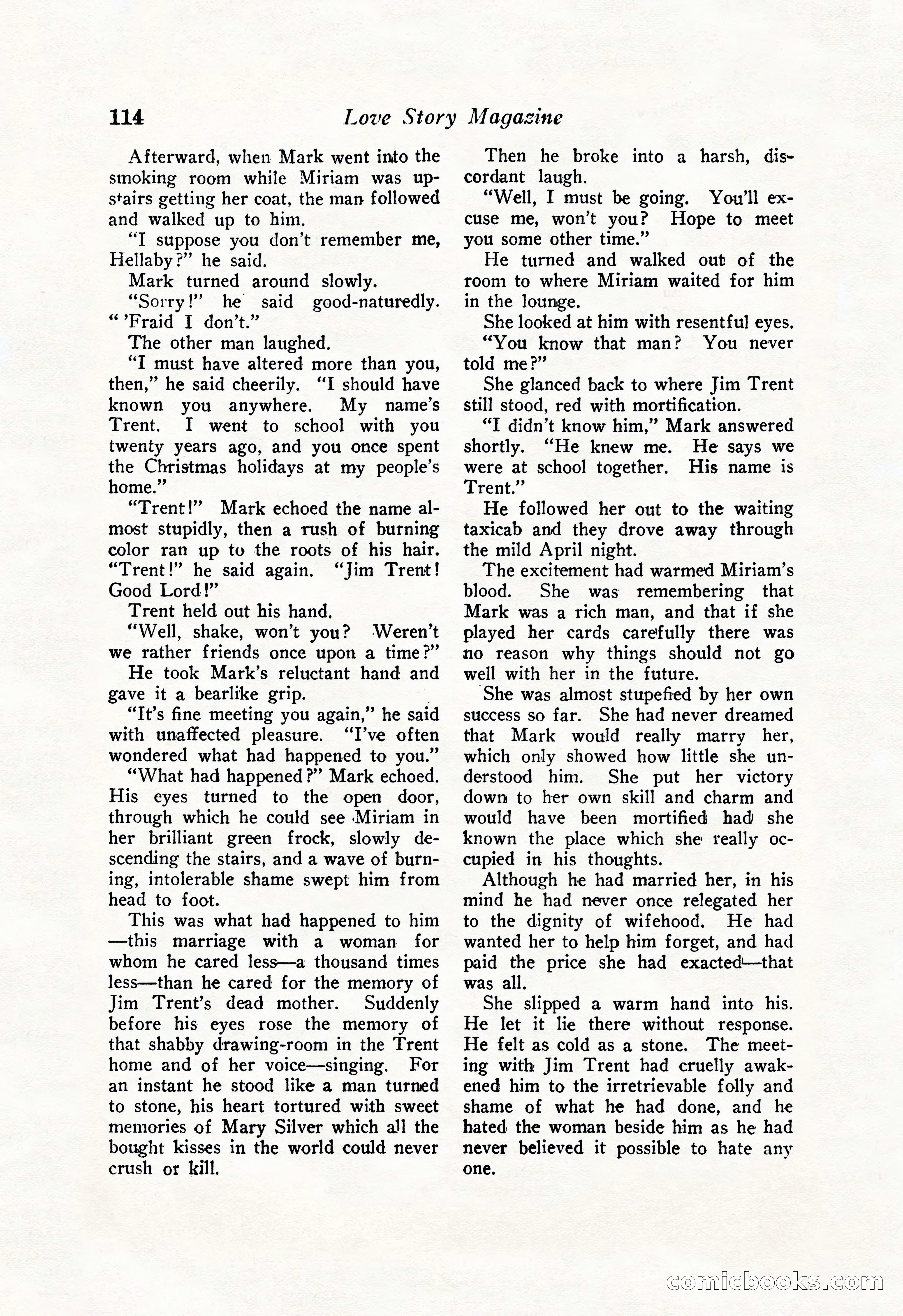 Love Story Magazine Illustrated — page 116 of 148