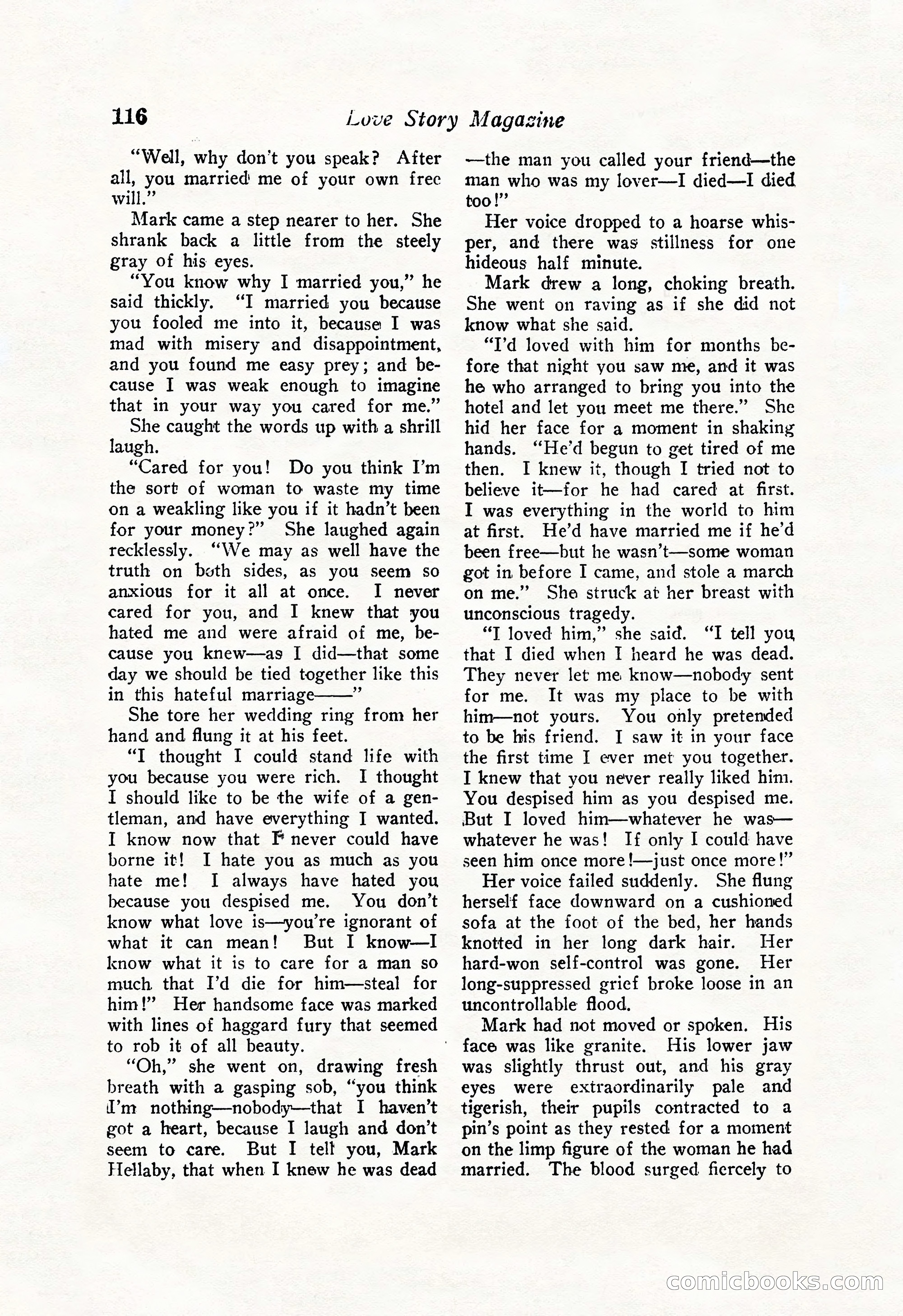 Love Story Magazine Illustrated — page 118 of 148