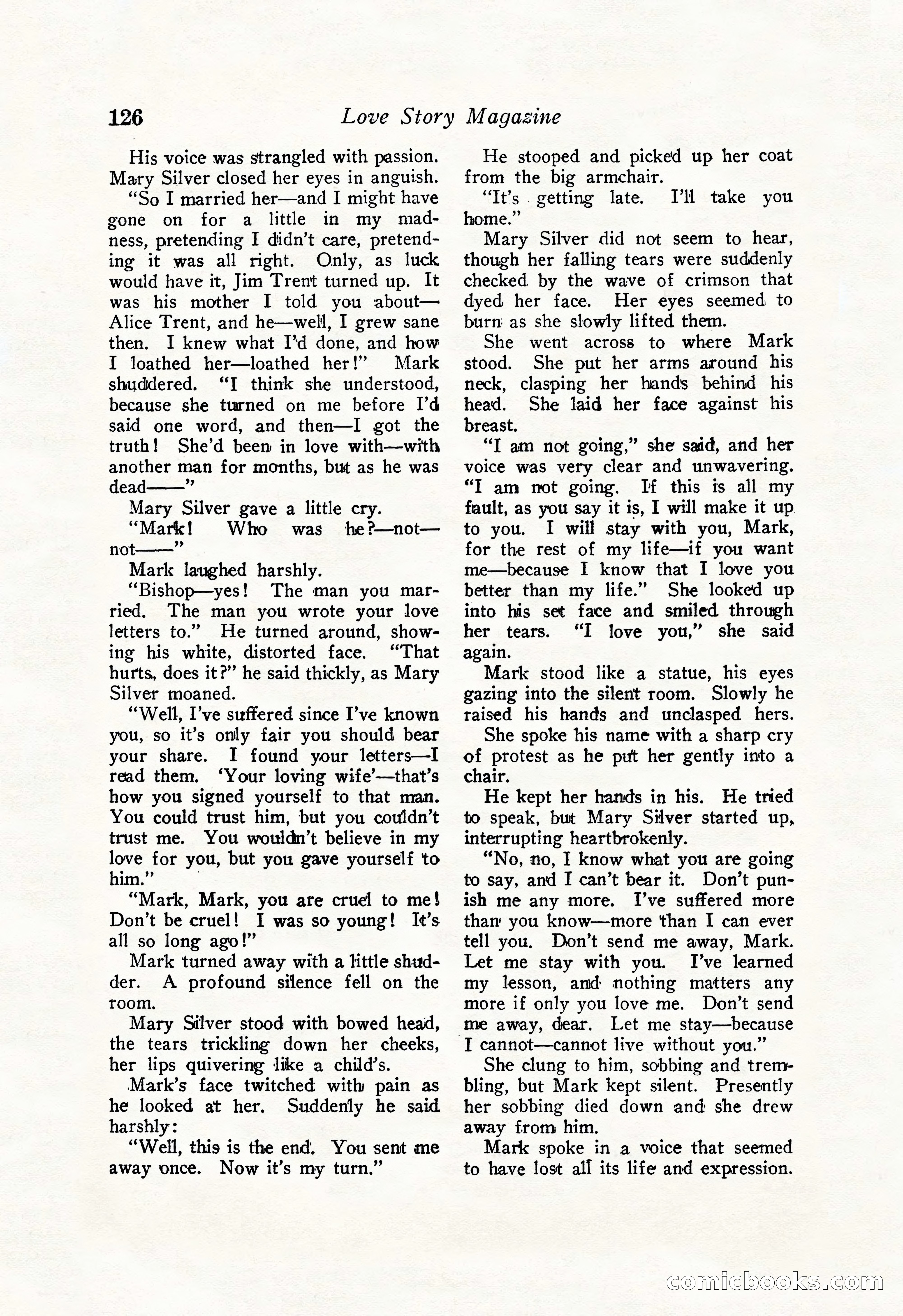 Love Story Magazine Illustrated — page 128 of 148