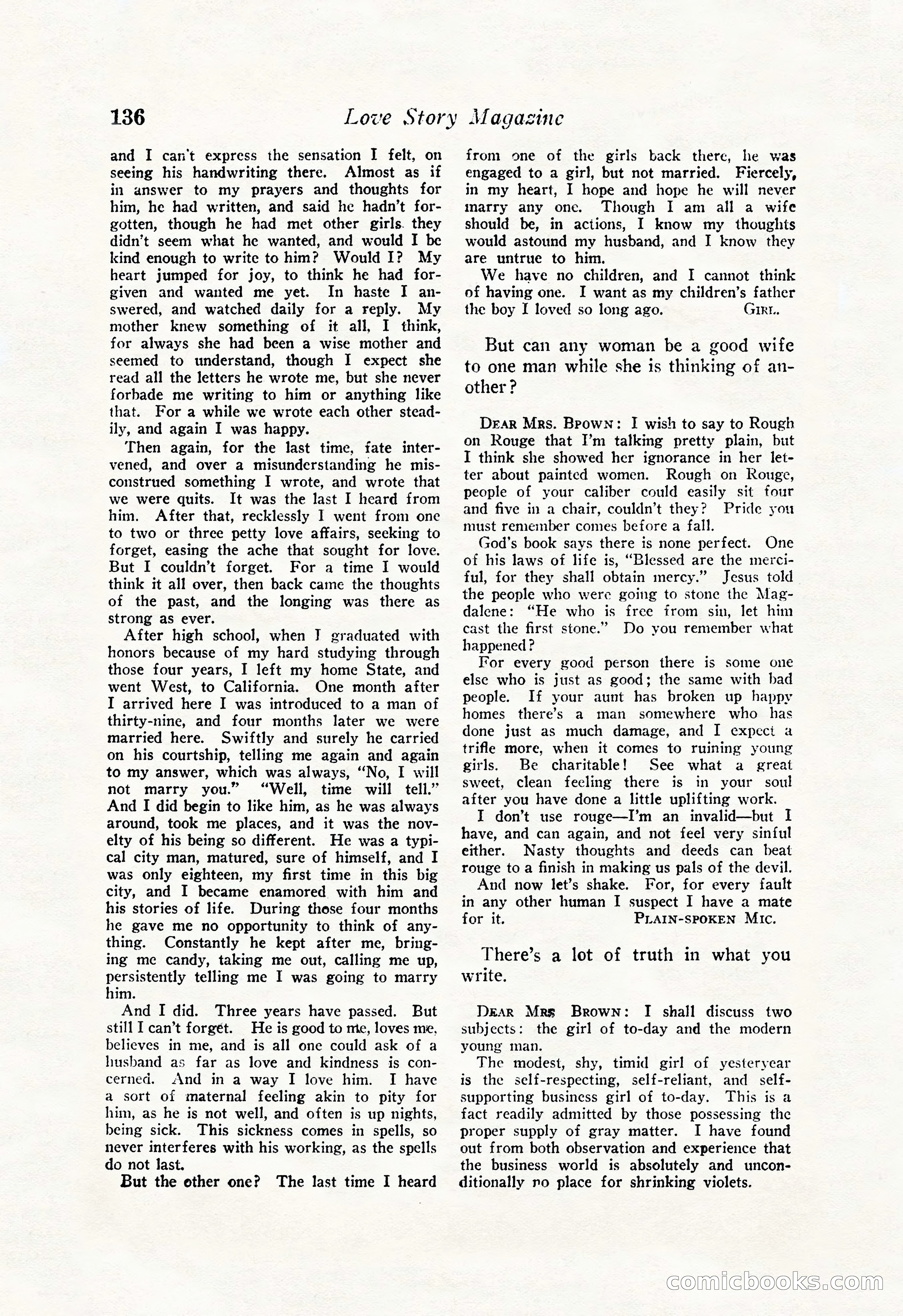 Love Story Magazine Illustrated — page 138 of 148