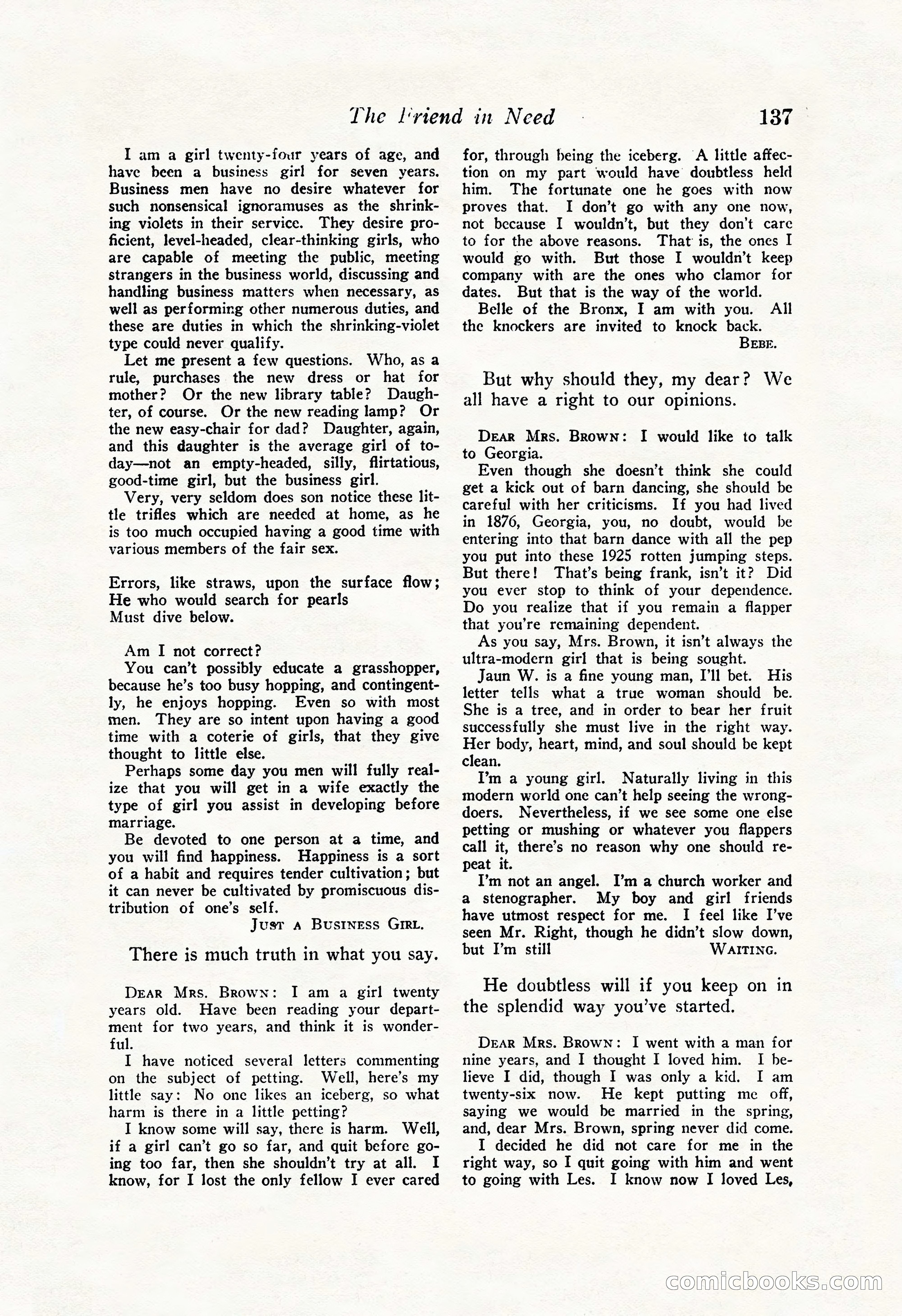 Love Story Magazine Illustrated — page 139 of 148