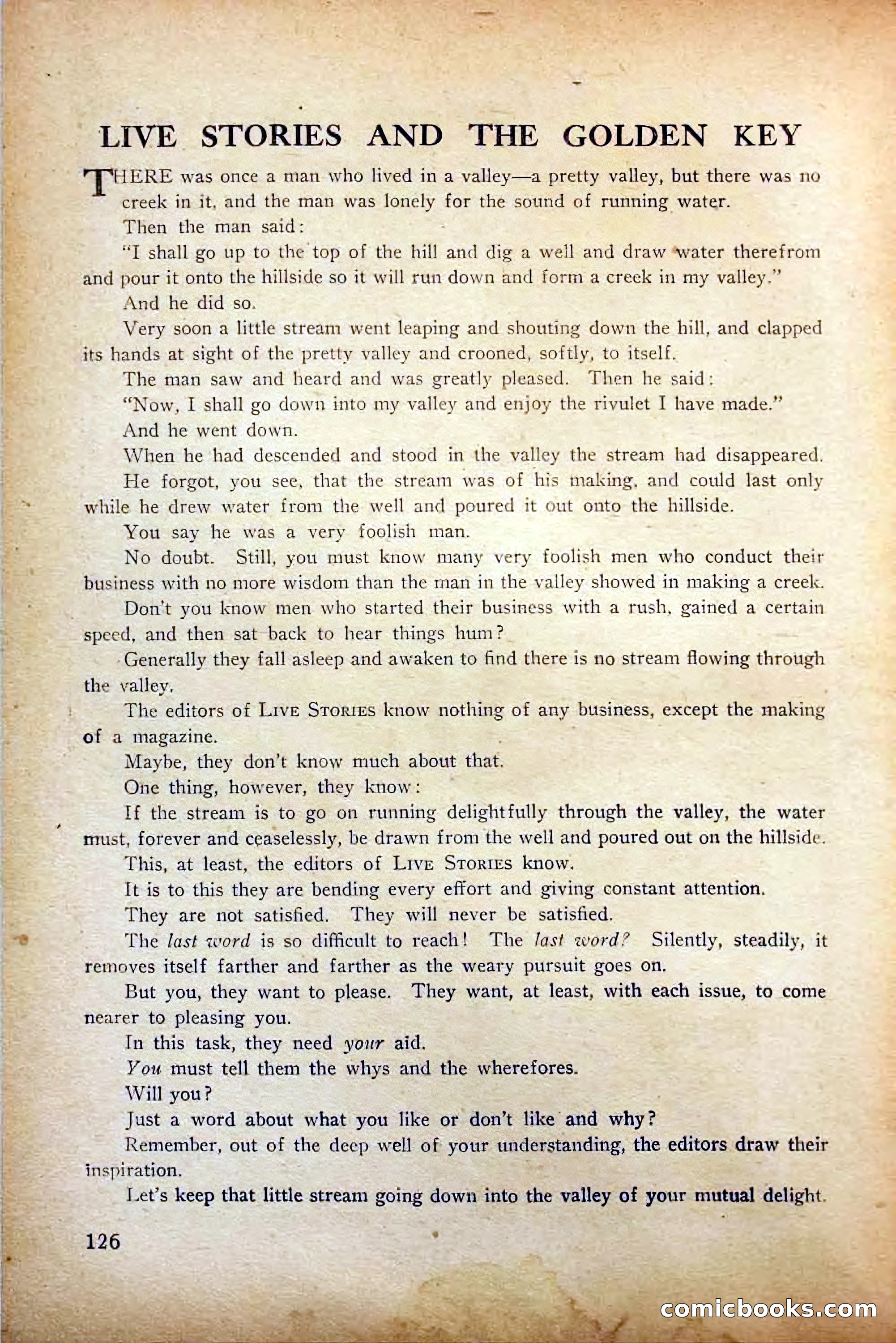 Live Stories, July 1919 — page 130 of 132