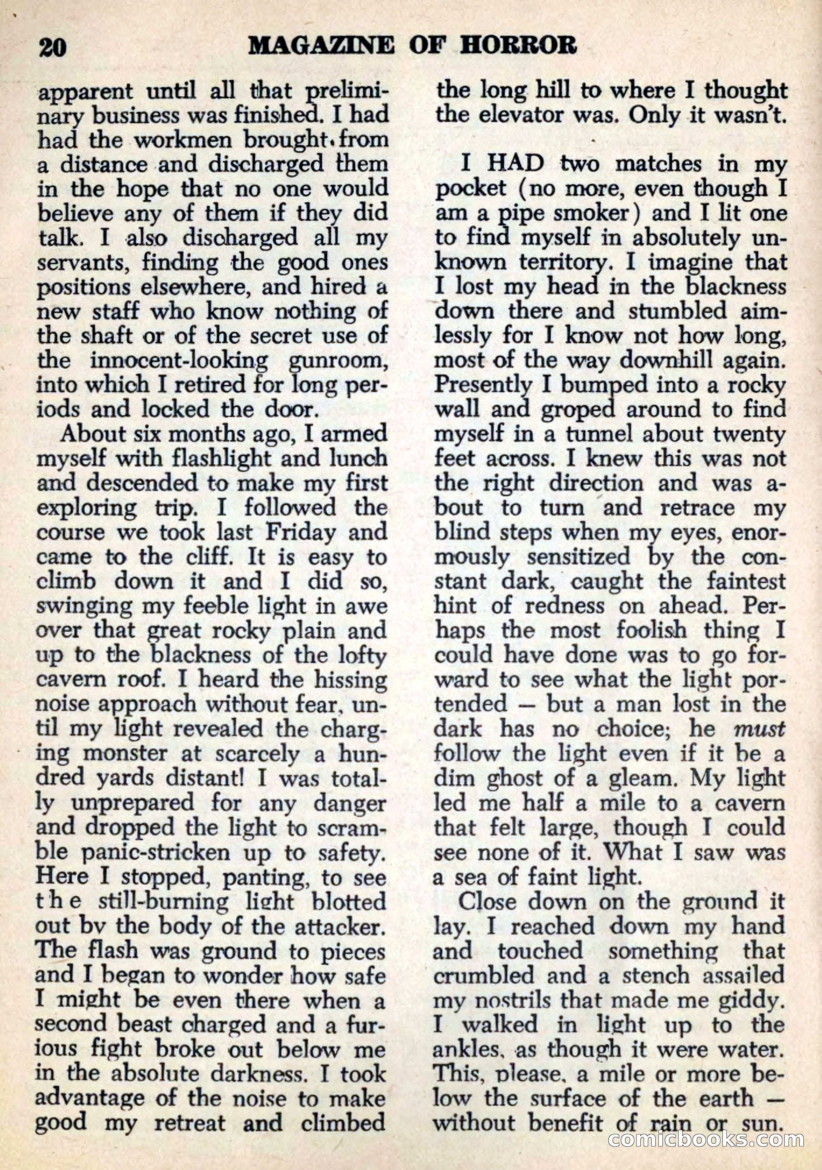 Magazine of Horror No. 6 — page 20 of 133