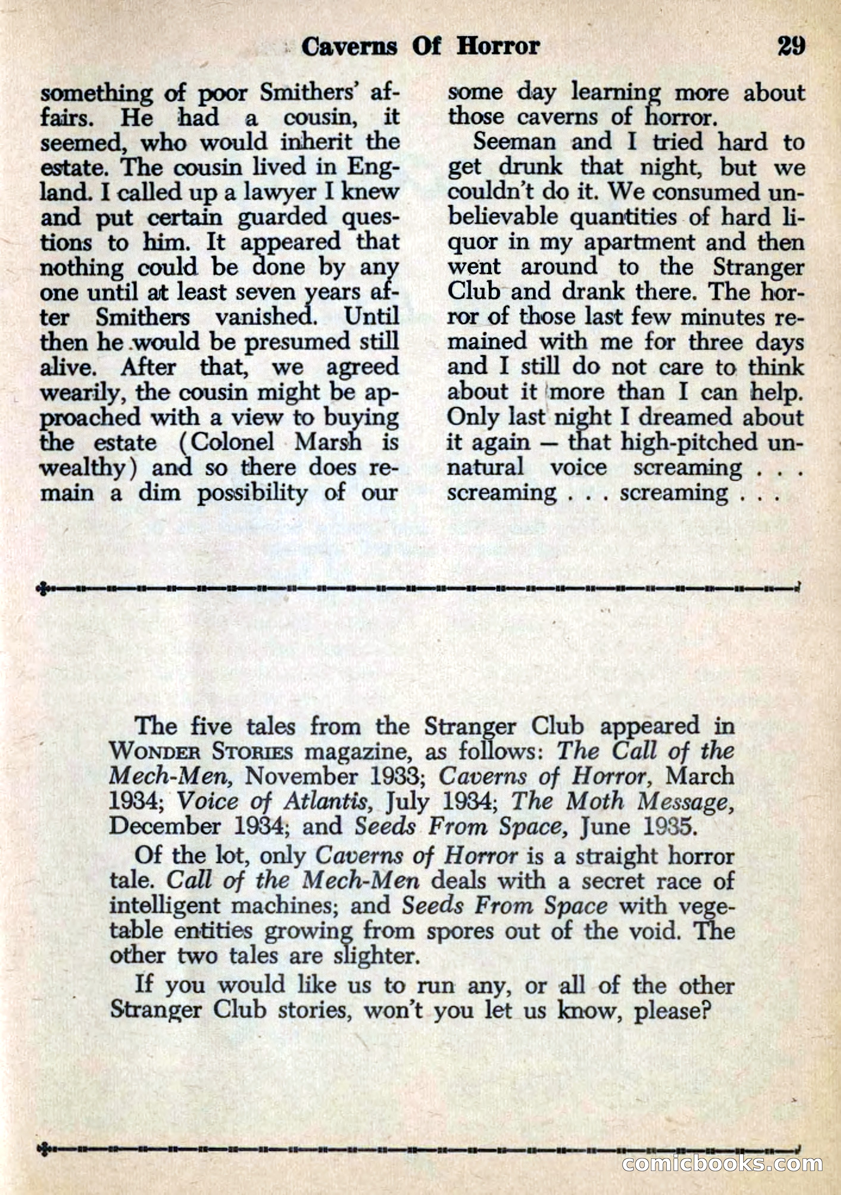 Magazine of Horror No. 6 — page 29 of 133