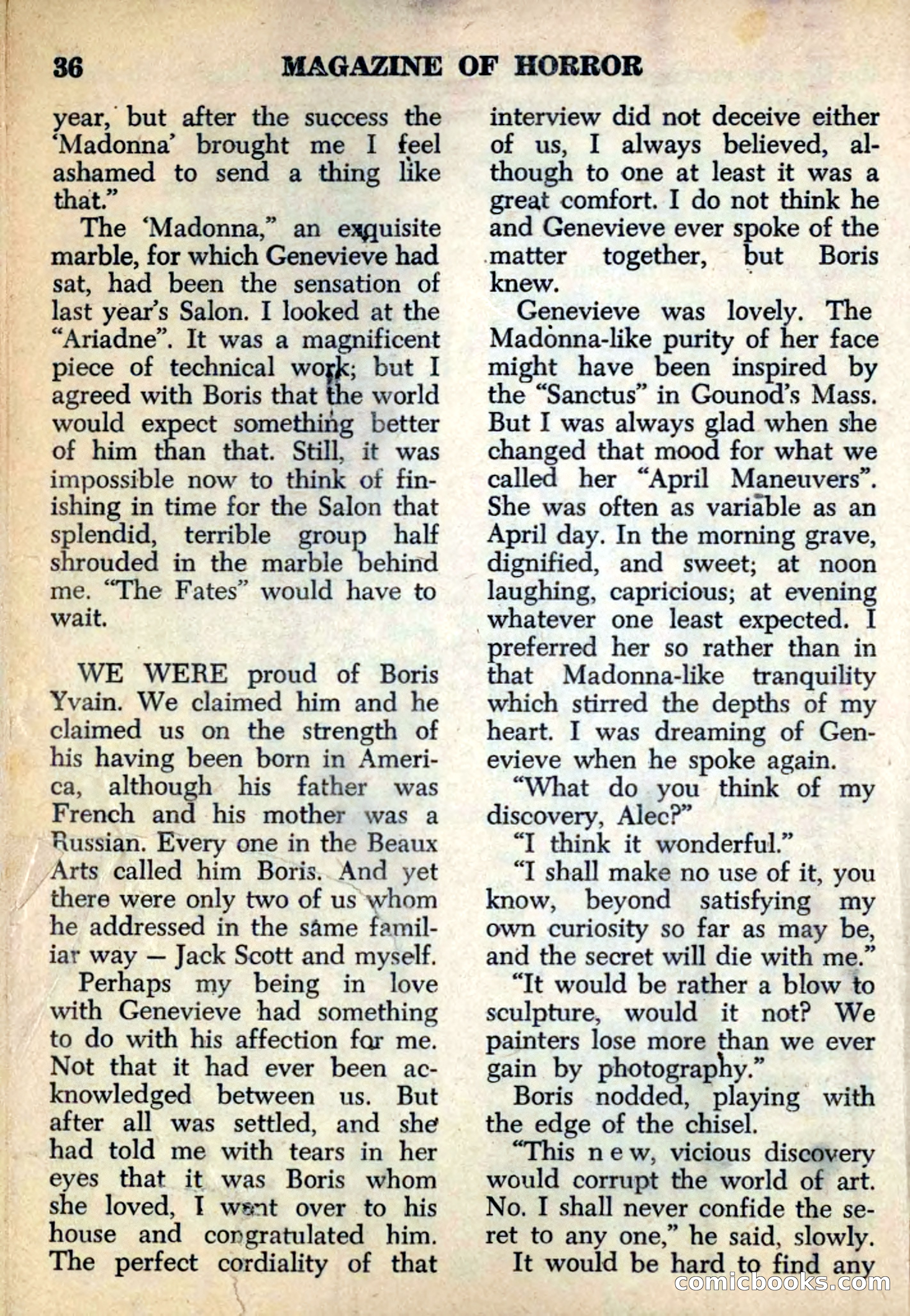 Magazine of Horror No. 6 — page 36 of 133