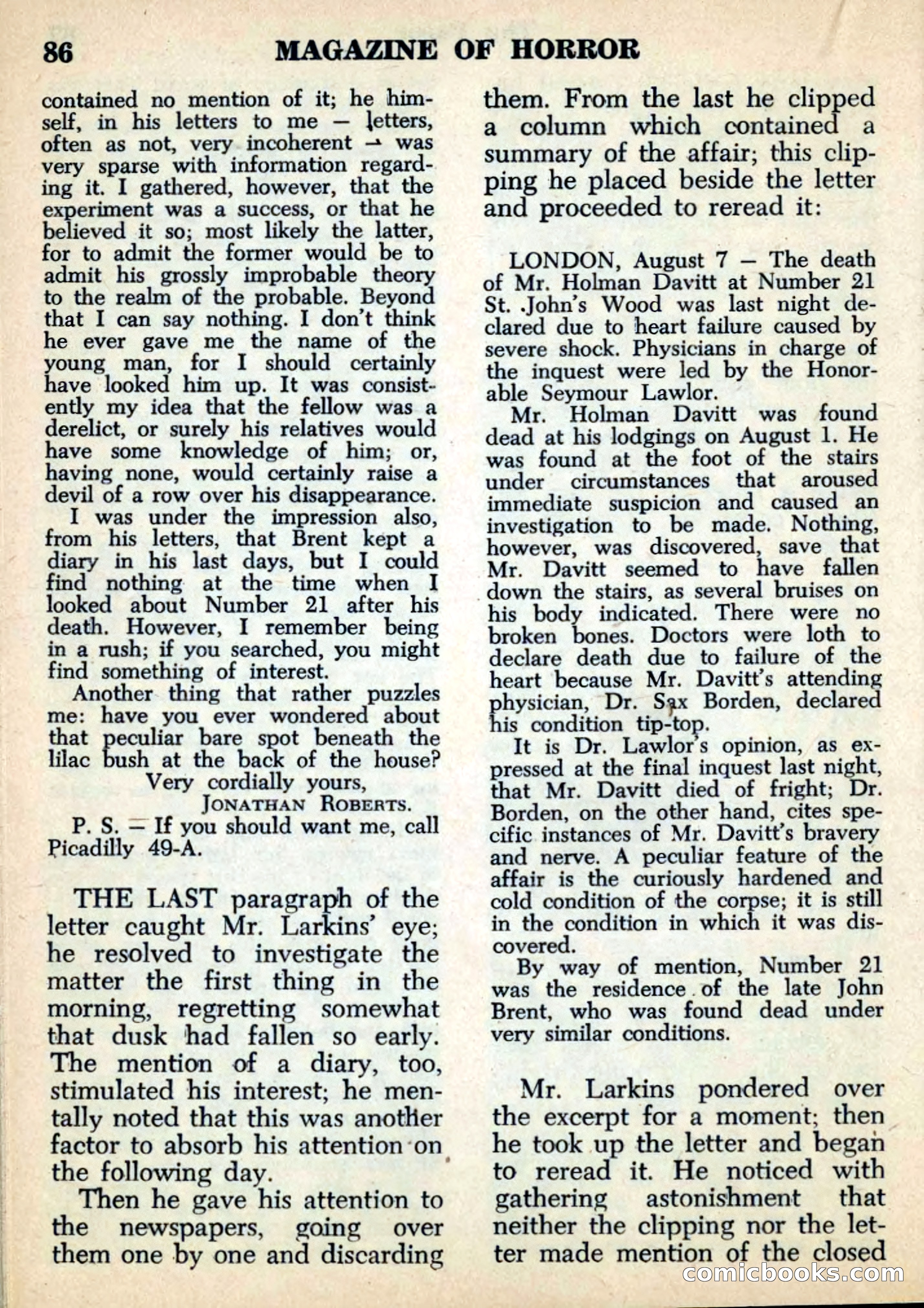Magazine of Horror No. 6 — page 86 of 133