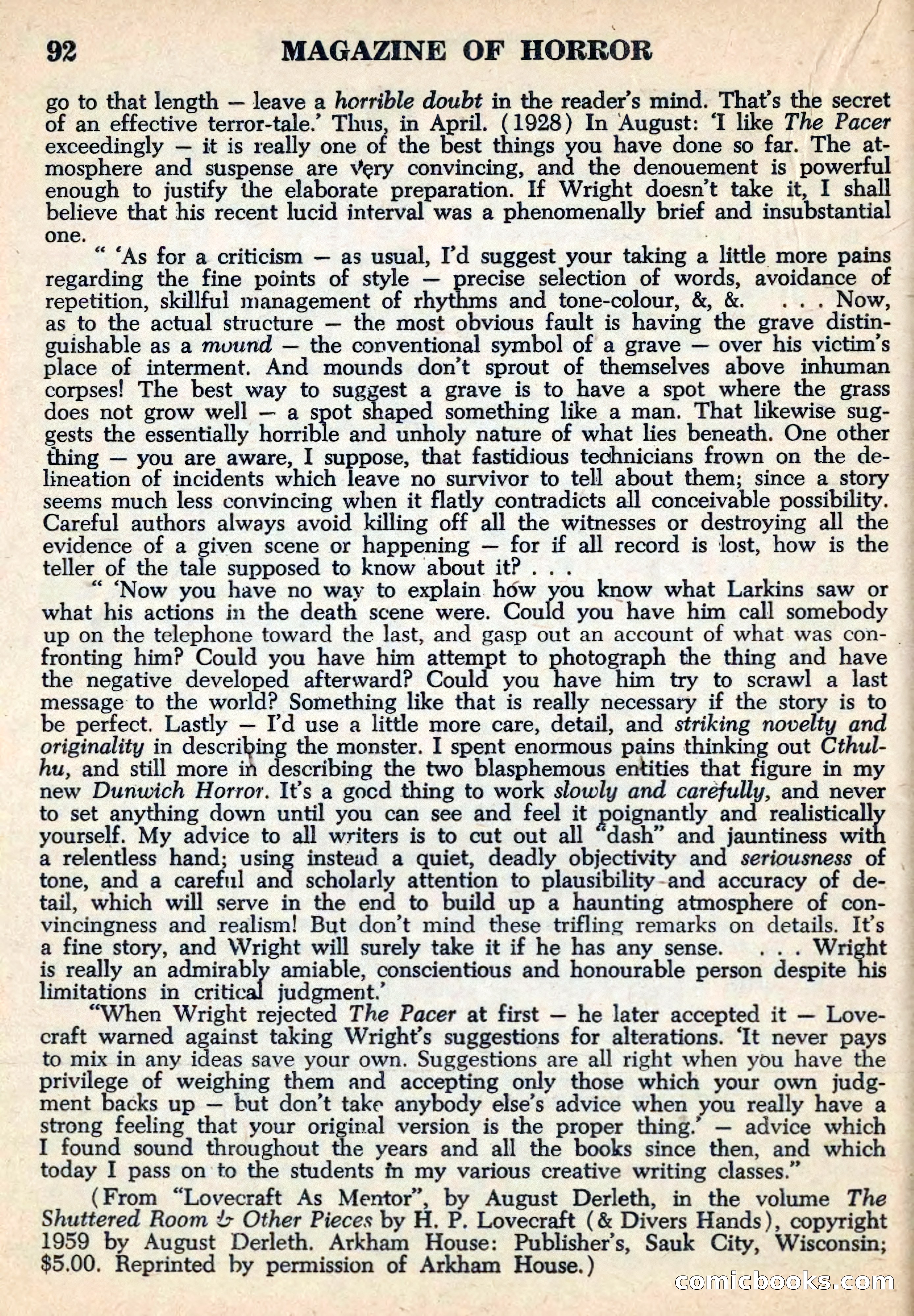 Magazine of Horror No. 6 — page 92 of 133