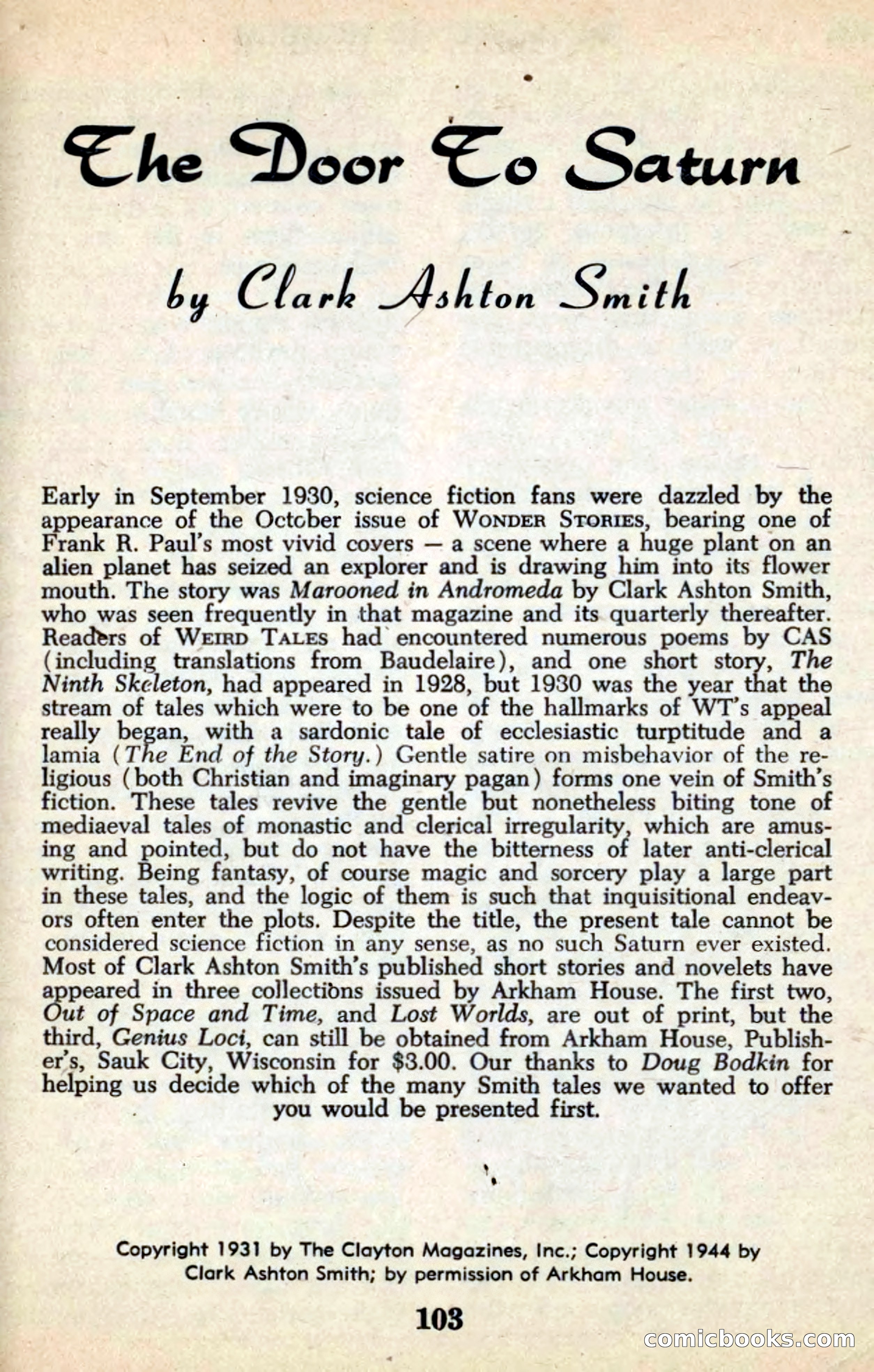 Magazine of Horror No. 6 — page 103 of 133