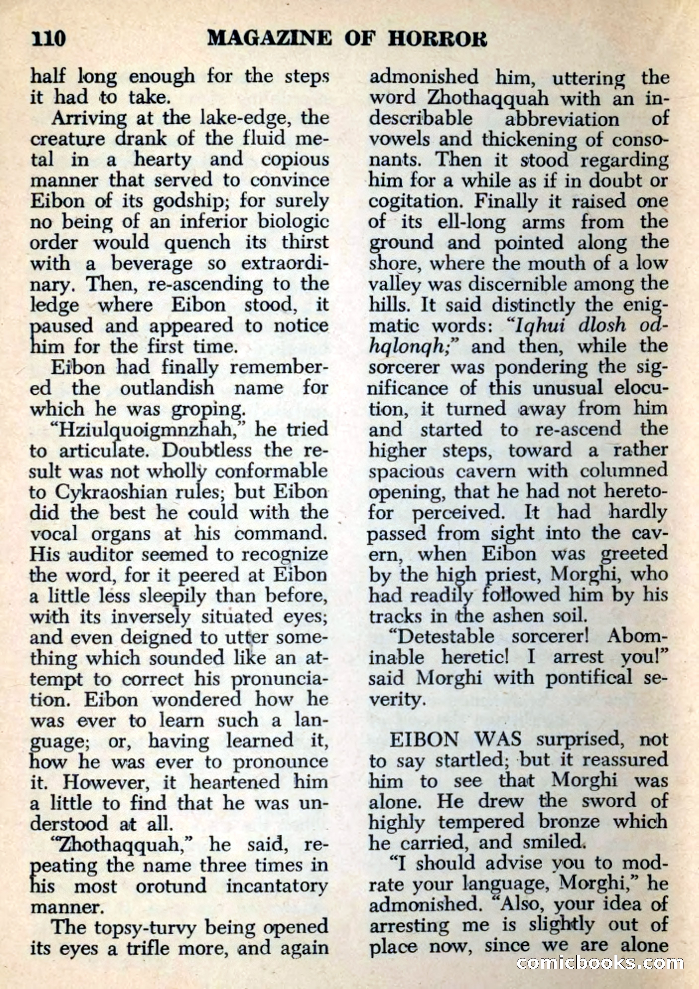 Magazine of Horror No. 6 — page 110 of 133
