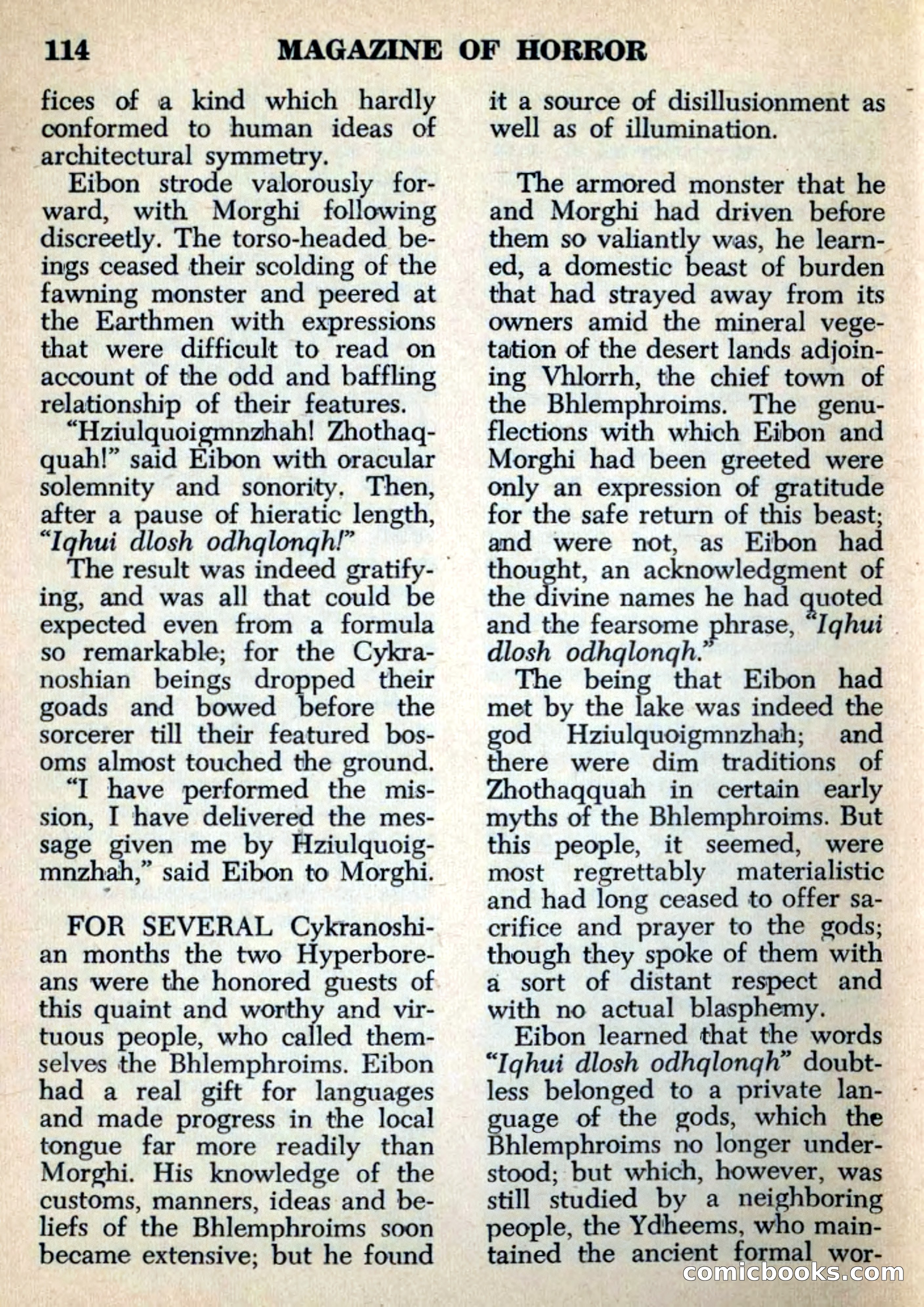 Magazine of Horror No. 6 — page 114 of 133