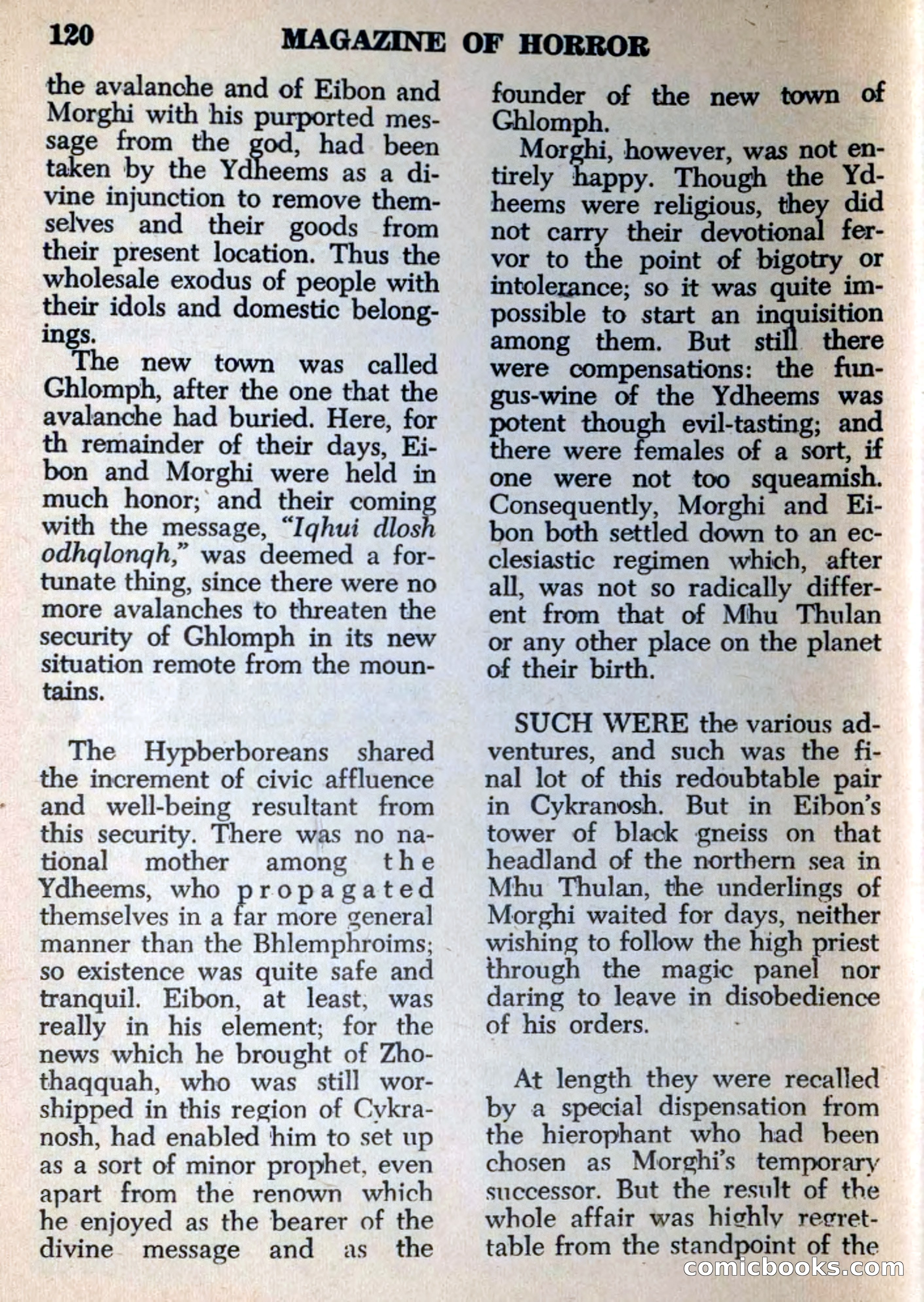 Magazine of Horror No. 6 — page 120 of 133
