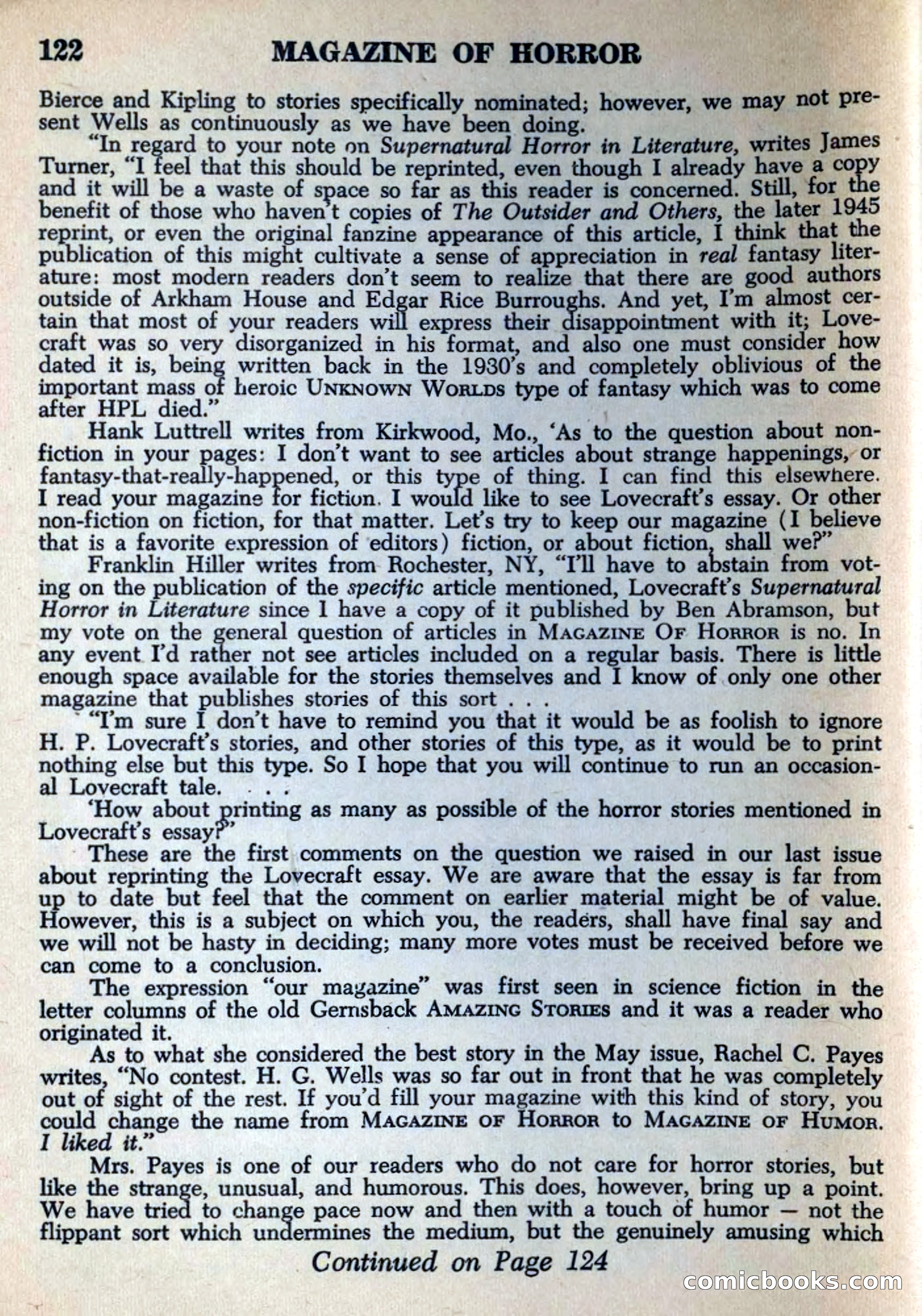 Magazine of Horror No. 6 — page 122 of 133