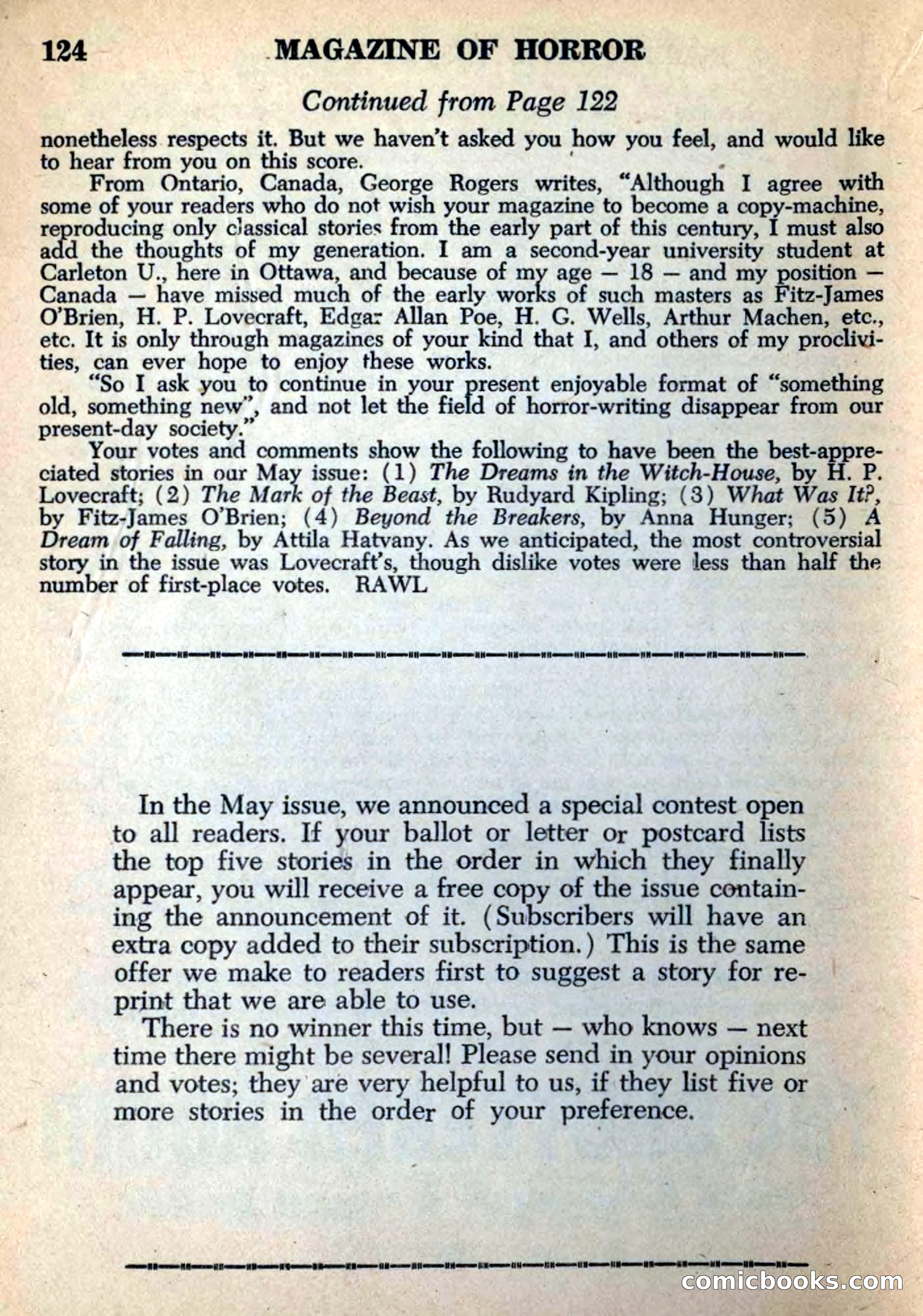 Magazine of Horror No. 6 — page 124 of 133
