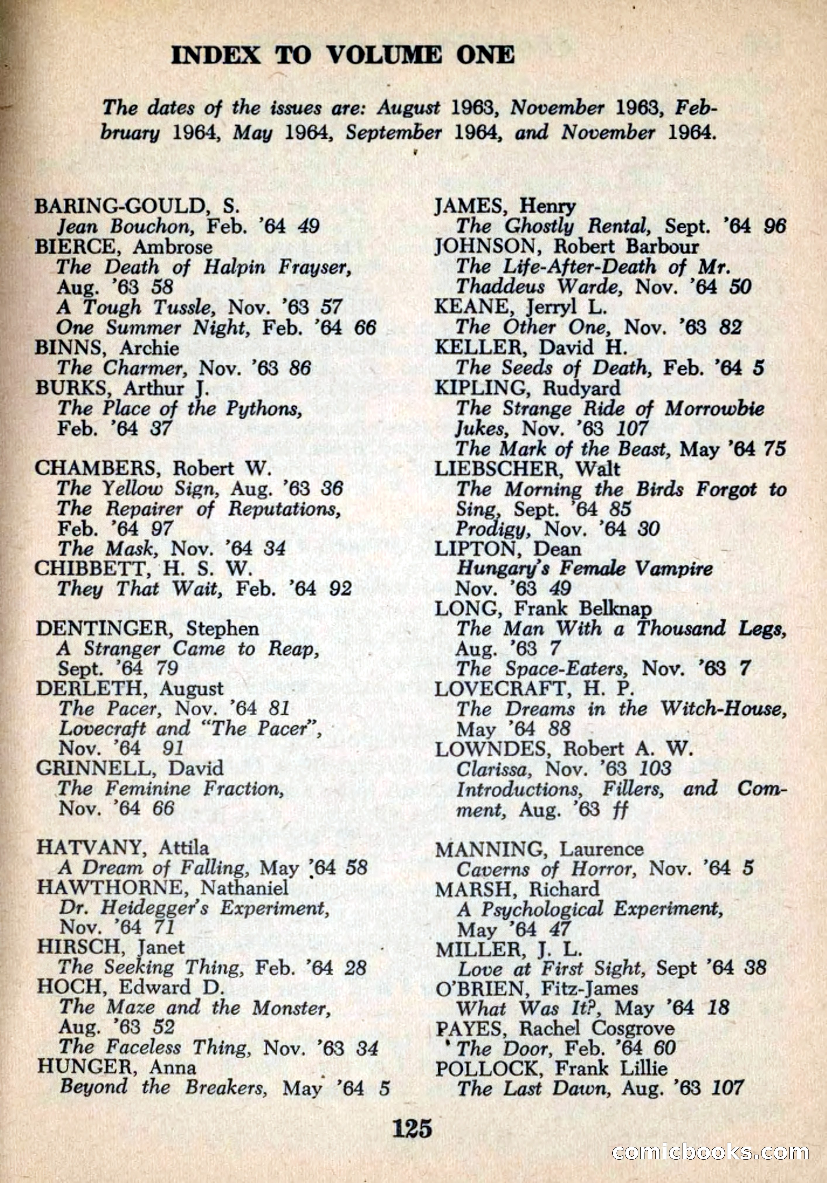 Magazine of Horror No. 6 — page 125 of 133