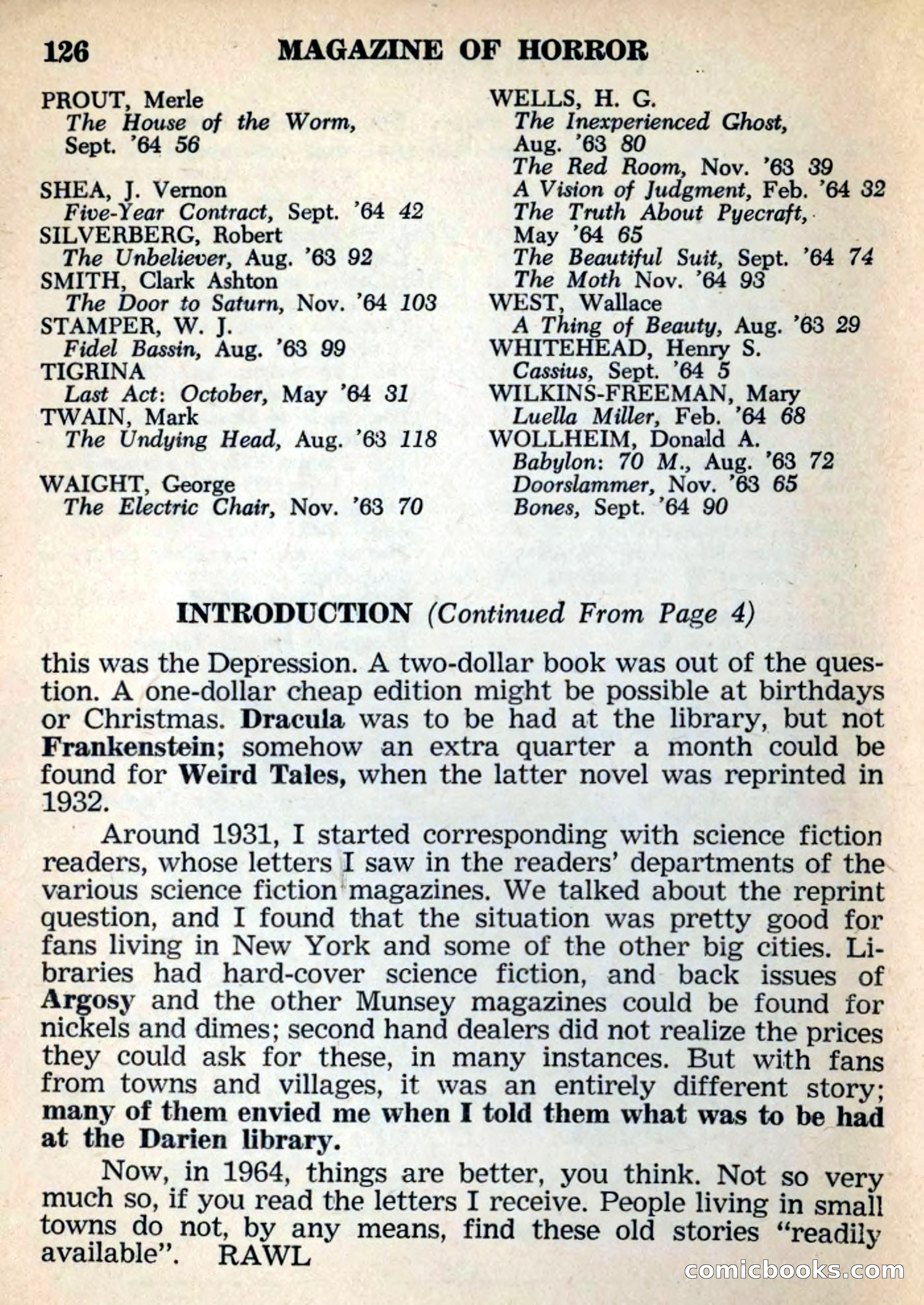 Magazine of Horror No. 6 — page 126 of 133