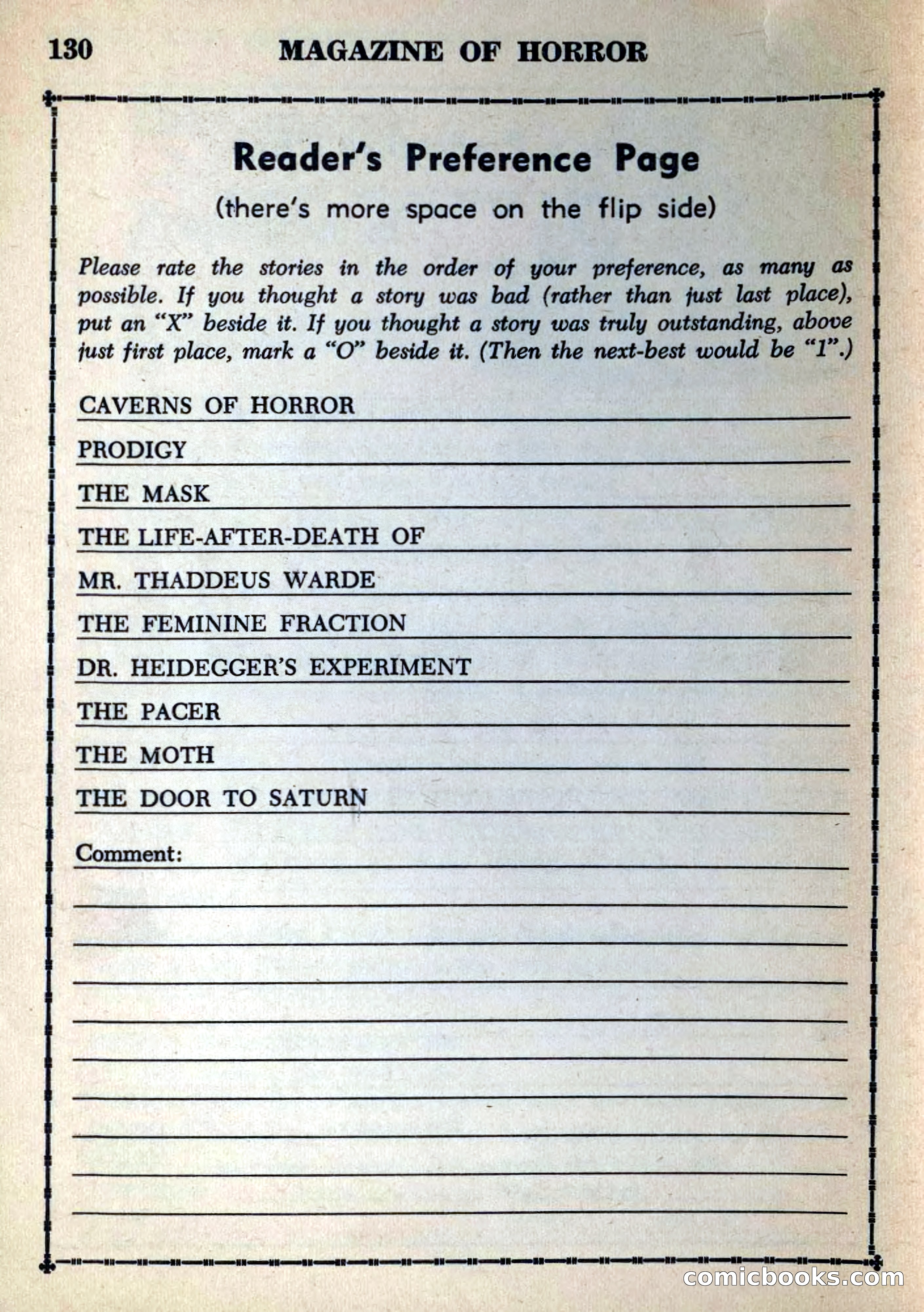 Magazine of Horror No. 6 — page 130 of 133
