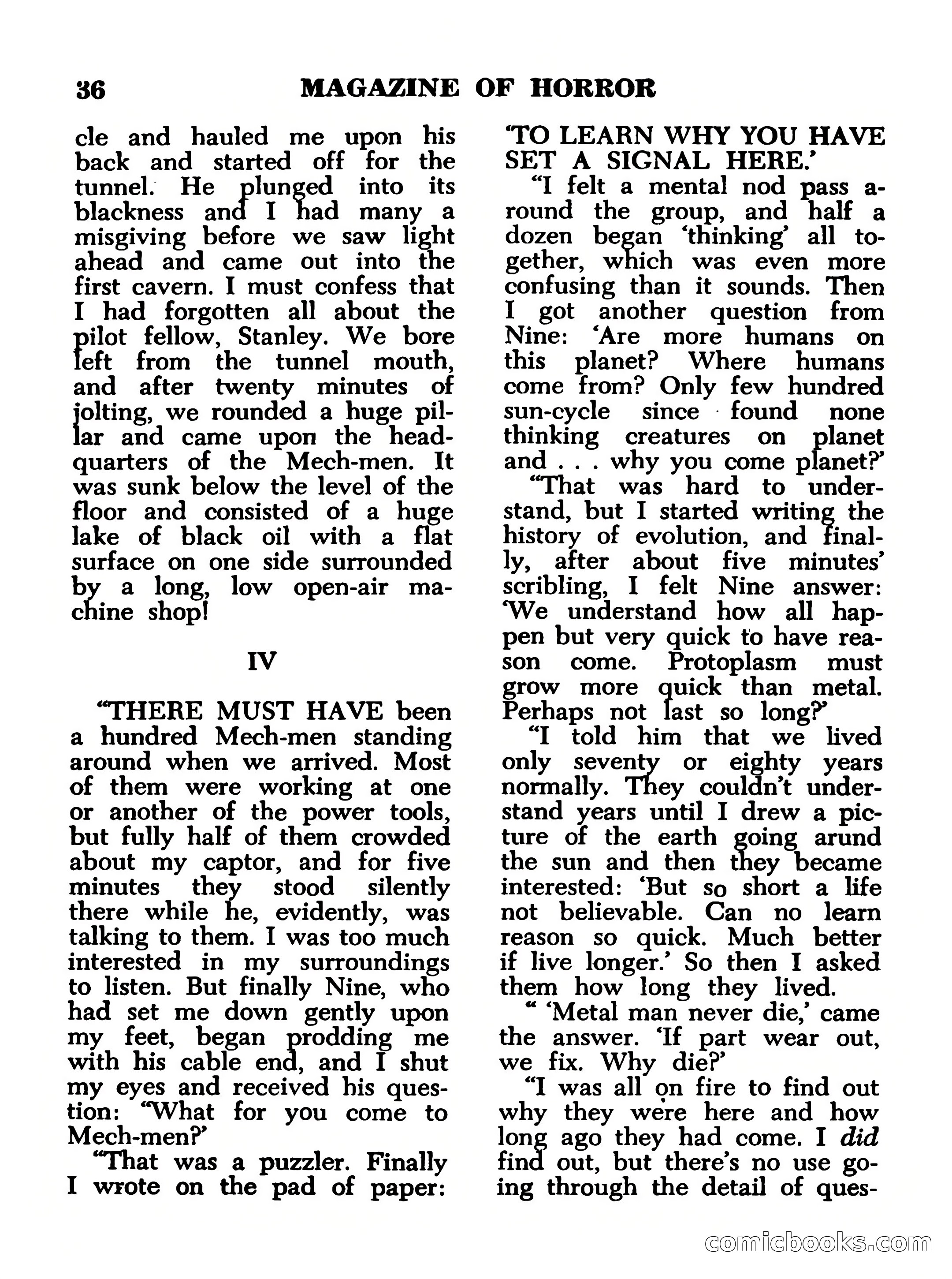 Magazine of Horror No. 11 — page 36 of 133