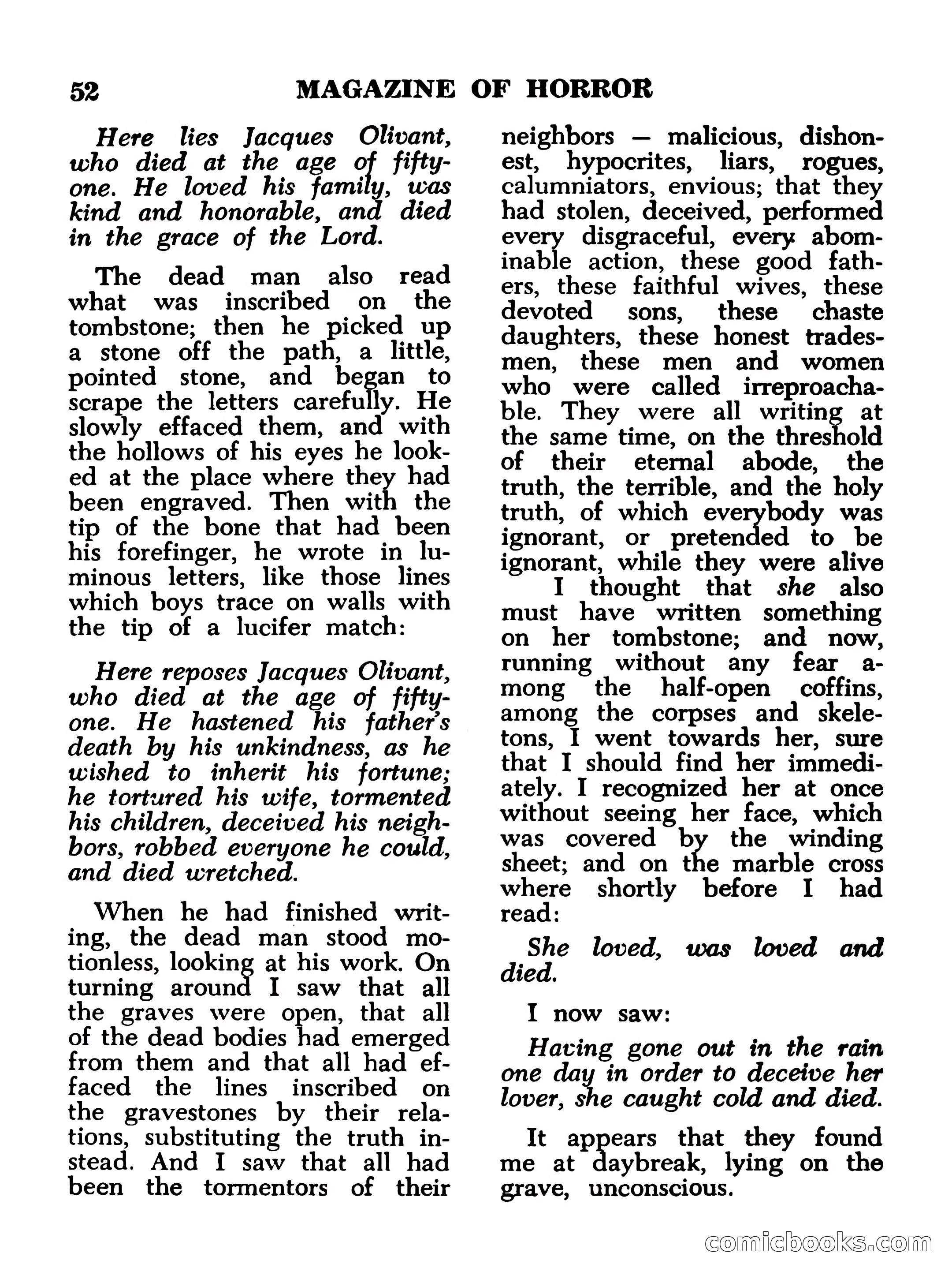 Magazine of Horror No. 11 — page 52 of 133