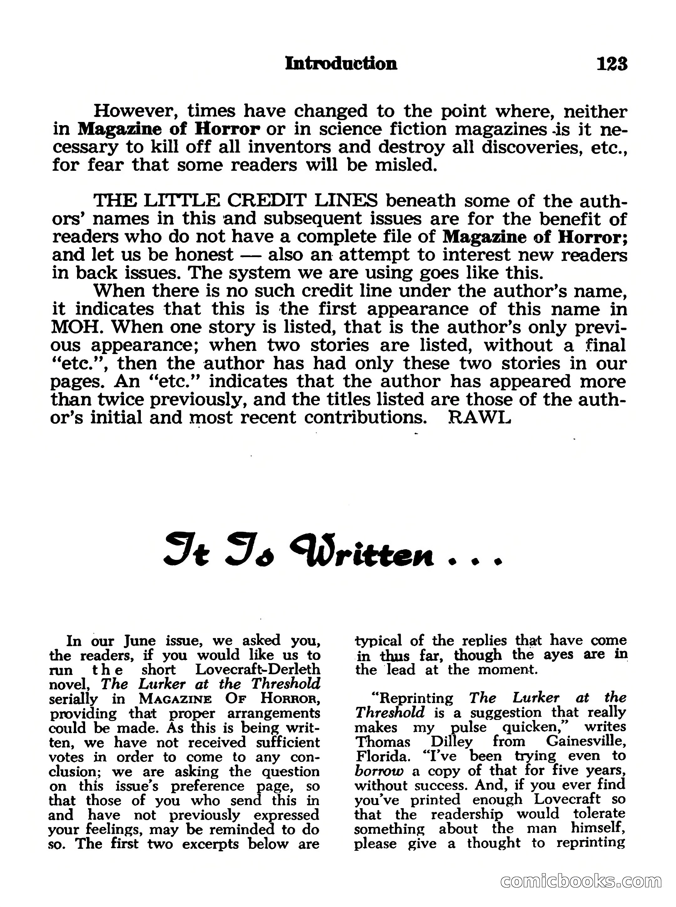 Magazine of Horror No. 11 — page 123 of 133