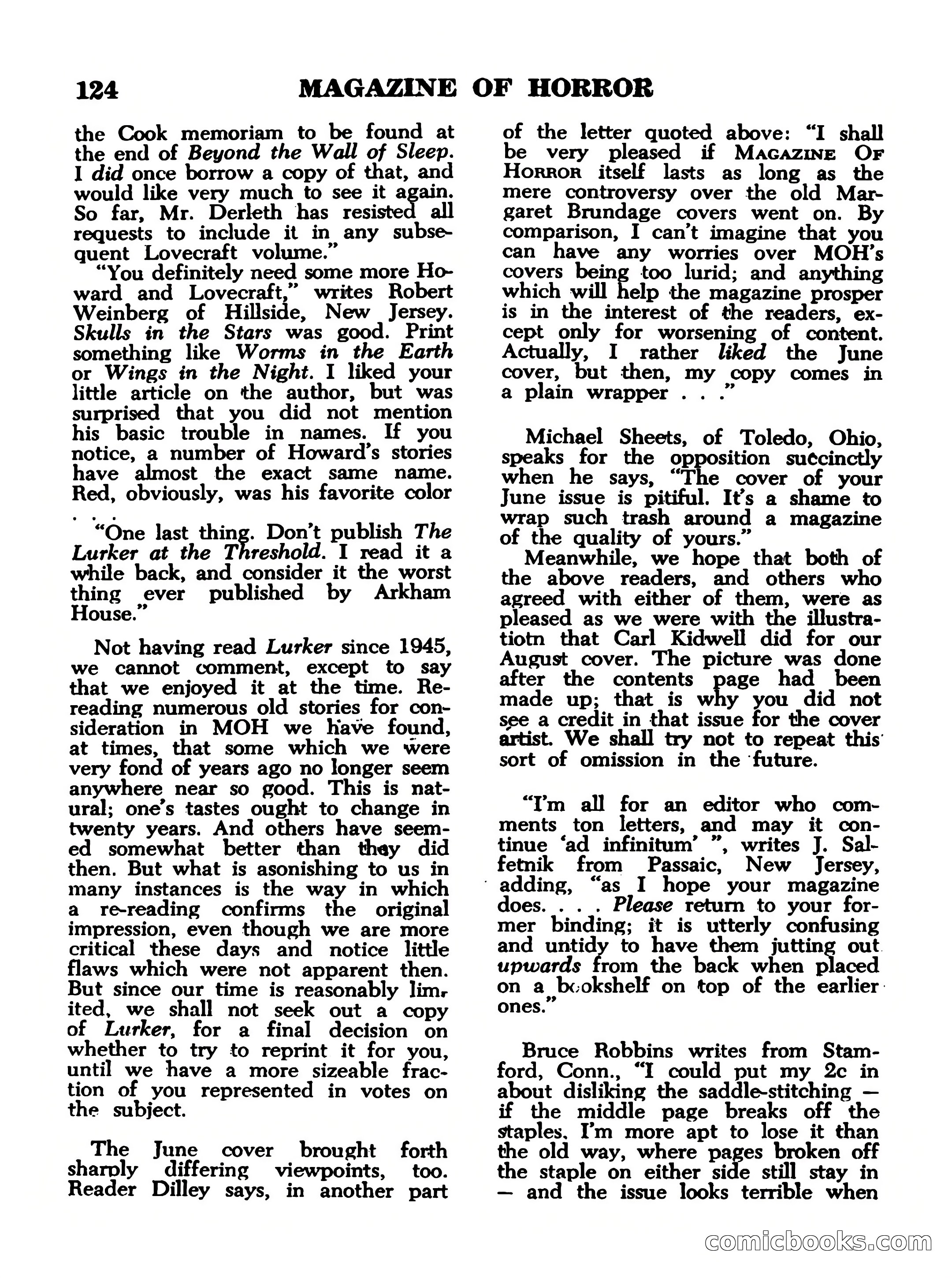 Magazine of Horror No. 11 — page 124 of 133