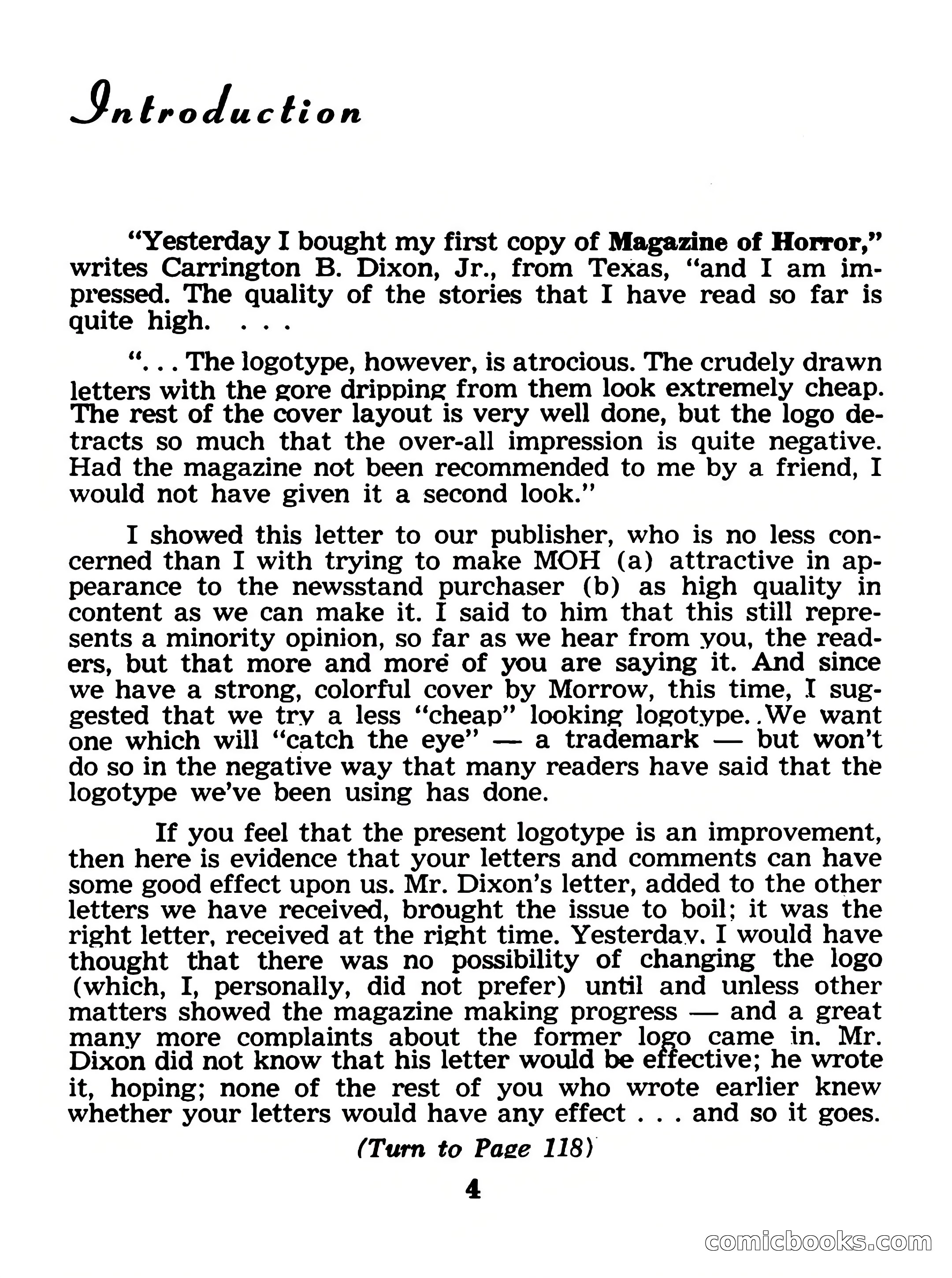 Magazine of Horror No. 12 — page 4 of 132