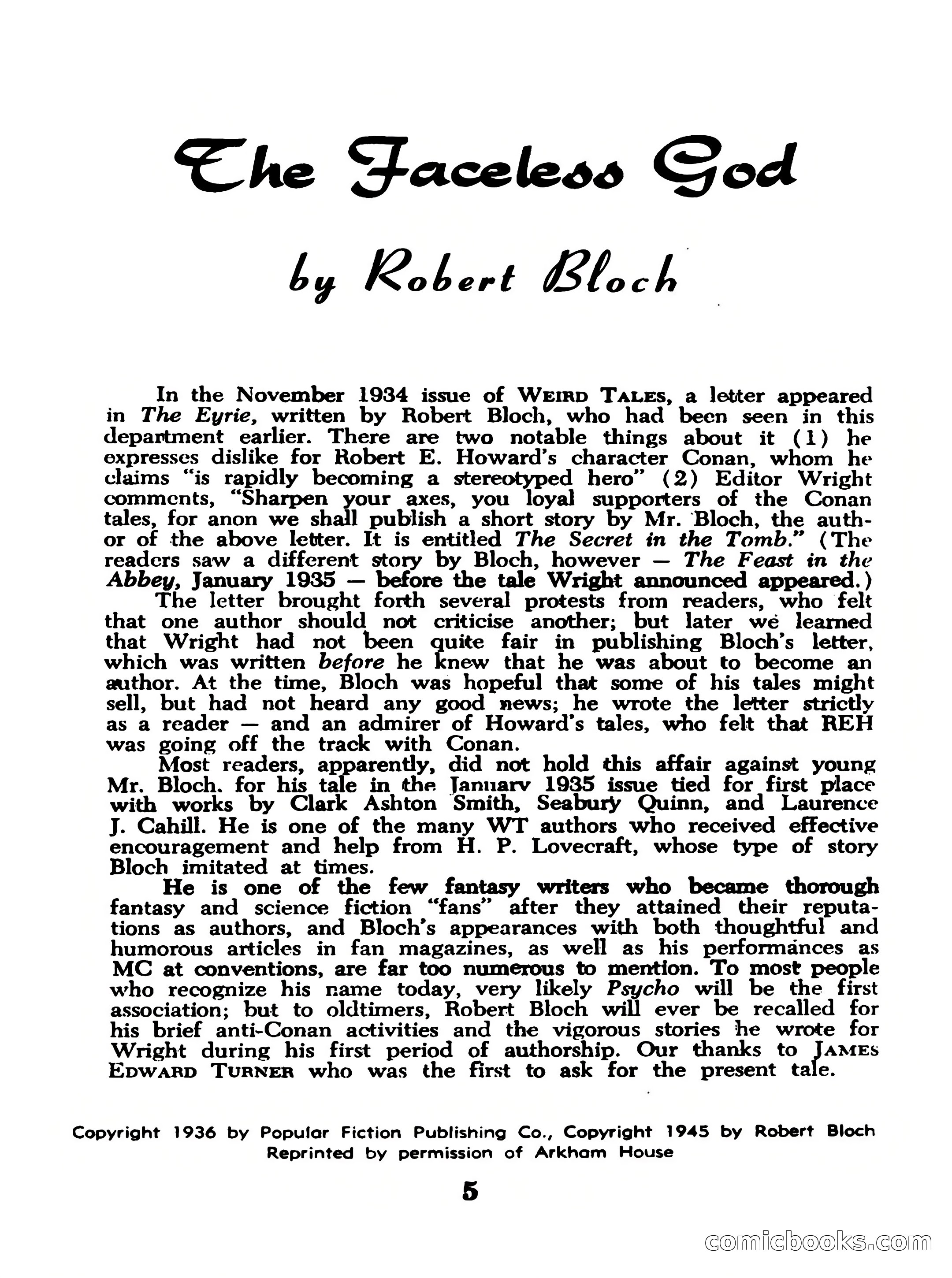 Magazine of Horror No. 12 — page 5 of 132