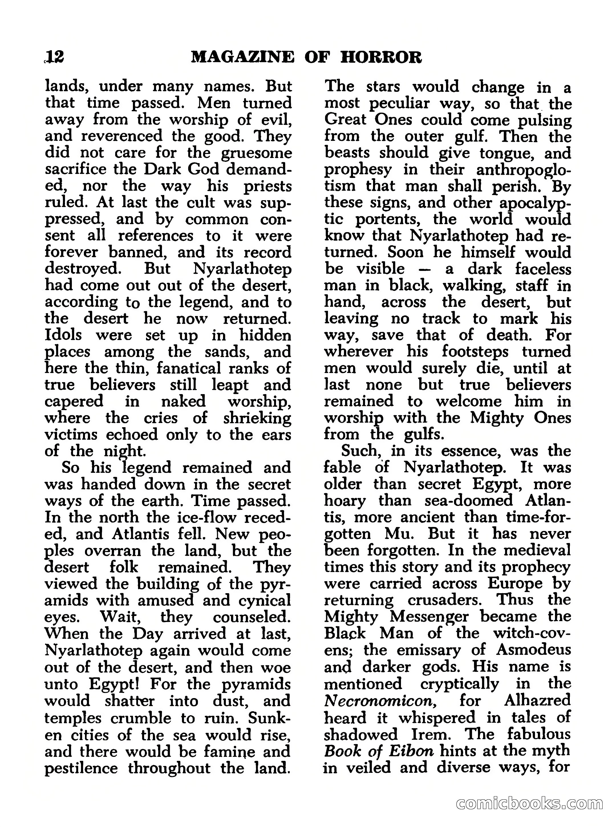 Magazine of Horror No. 12 — page 12 of 132