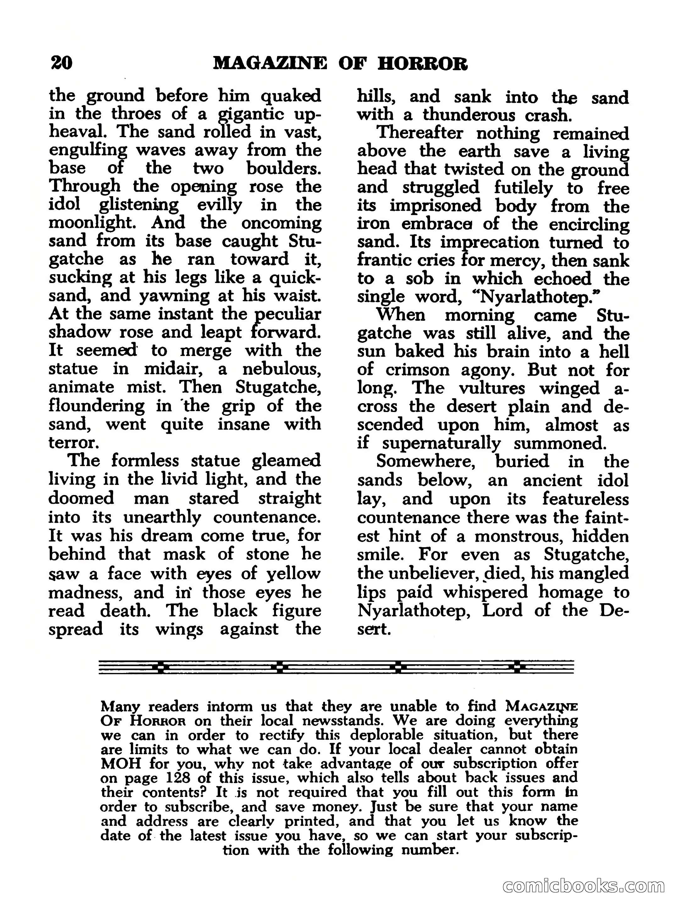 Magazine of Horror No. 12 — page 20 of 132