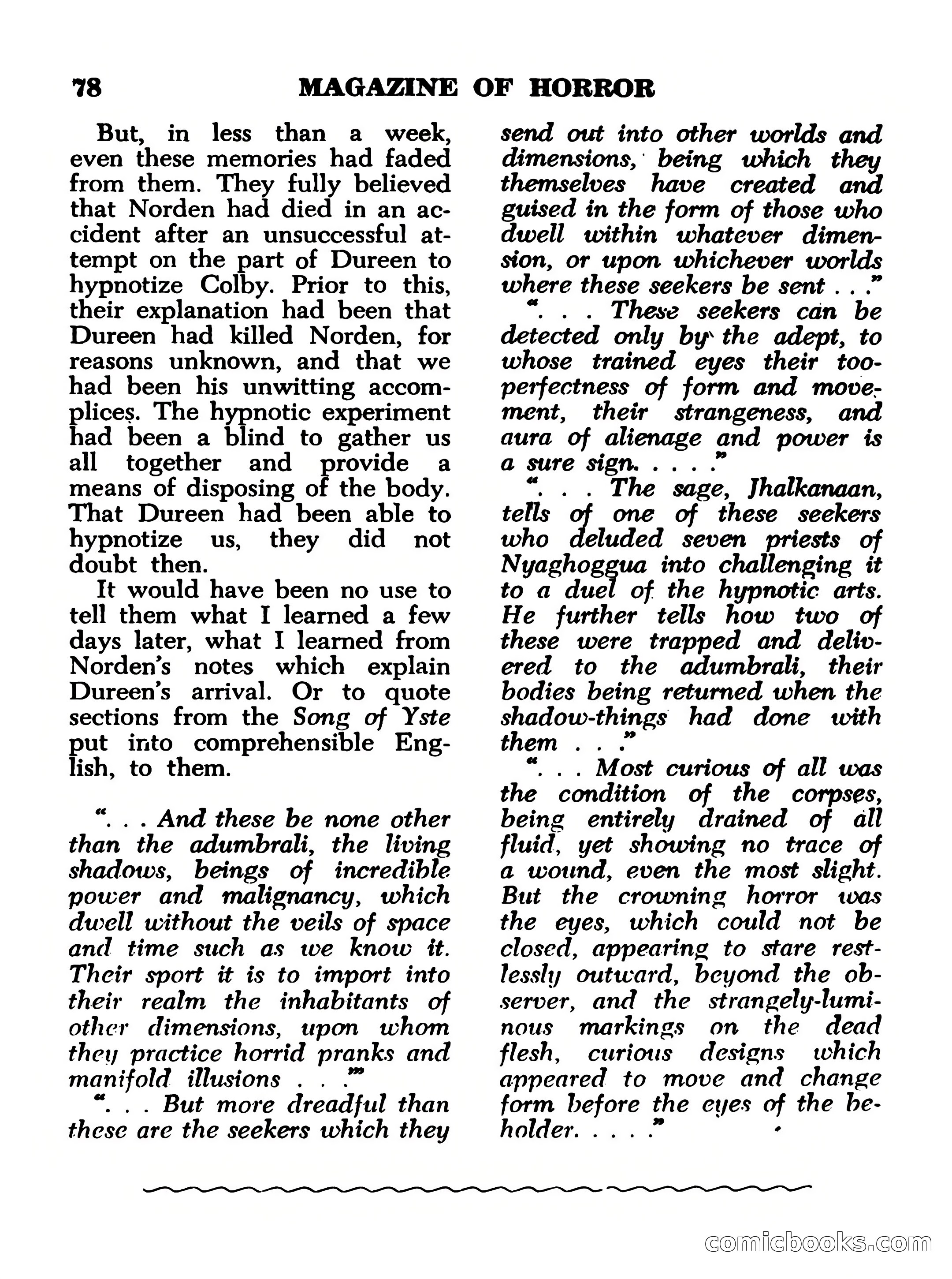 Magazine of Horror No. 12 — page 78 of 132