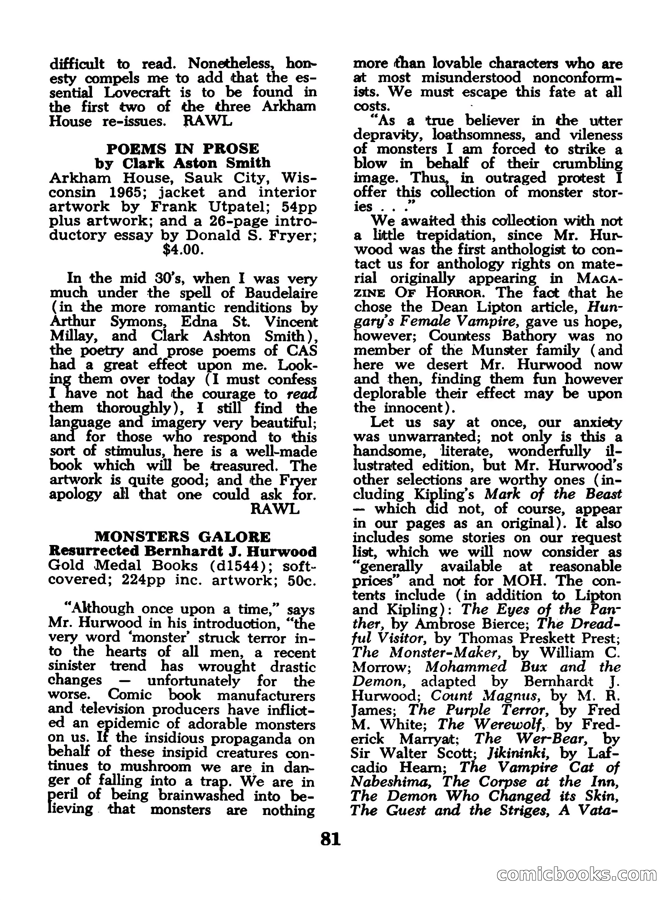 Magazine of Horror No. 12 — page 81 of 132