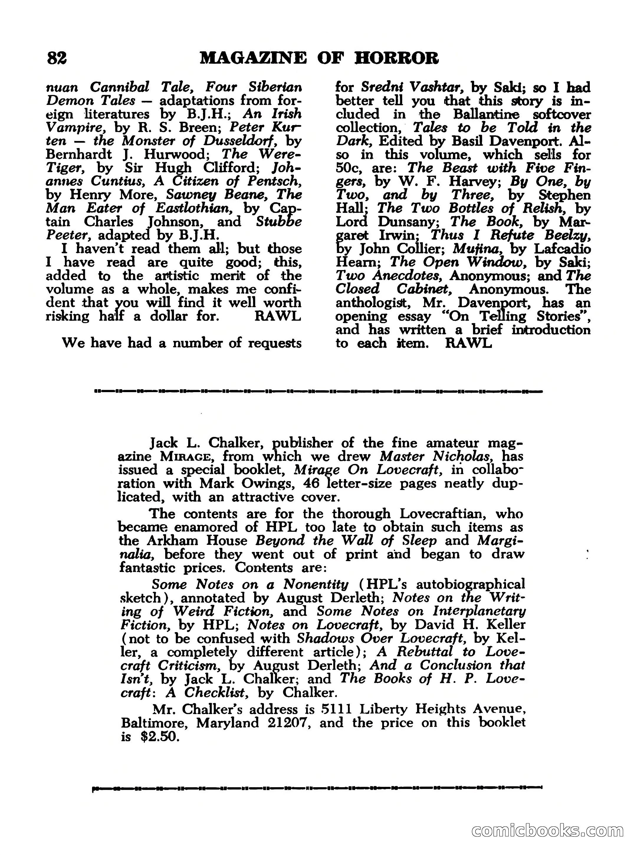 Magazine of Horror No. 12 — page 82 of 132