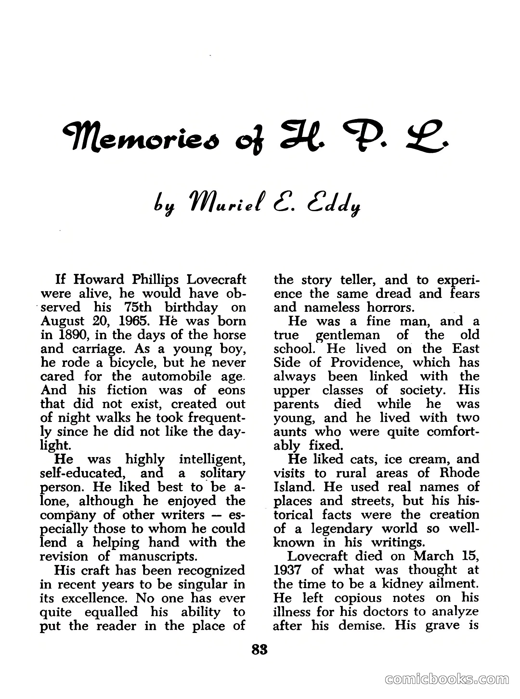 Magazine of Horror No. 12 — page 83 of 132