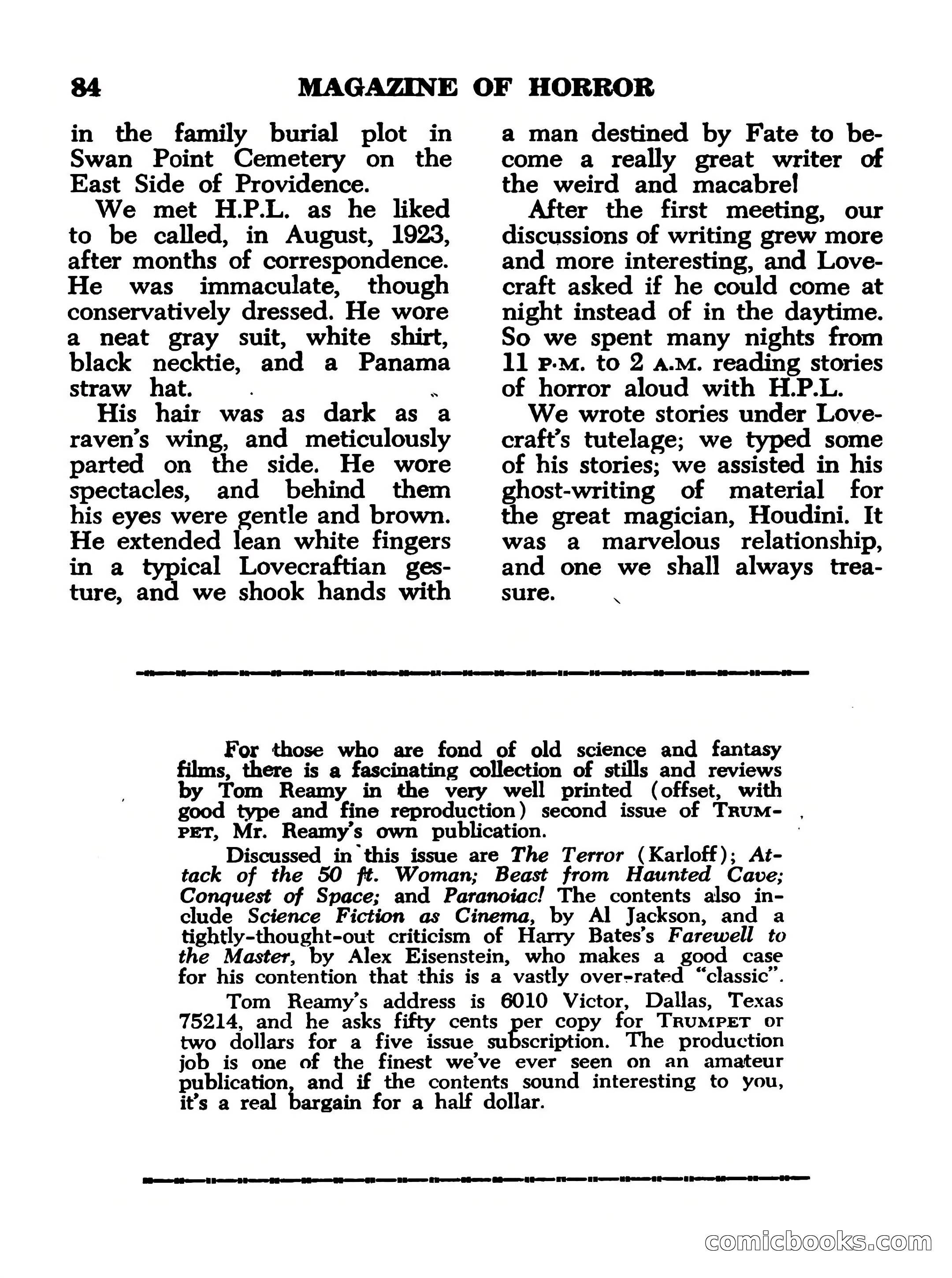 Magazine of Horror No. 12 — page 84 of 132