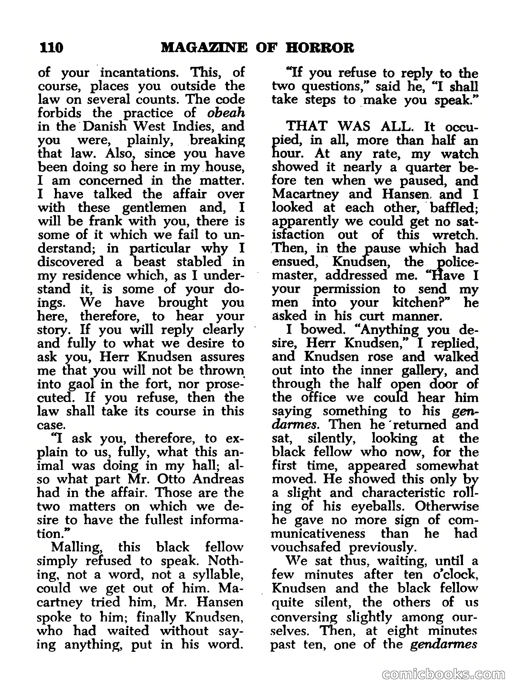 Magazine of Horror No. 12 — page 110 of 132