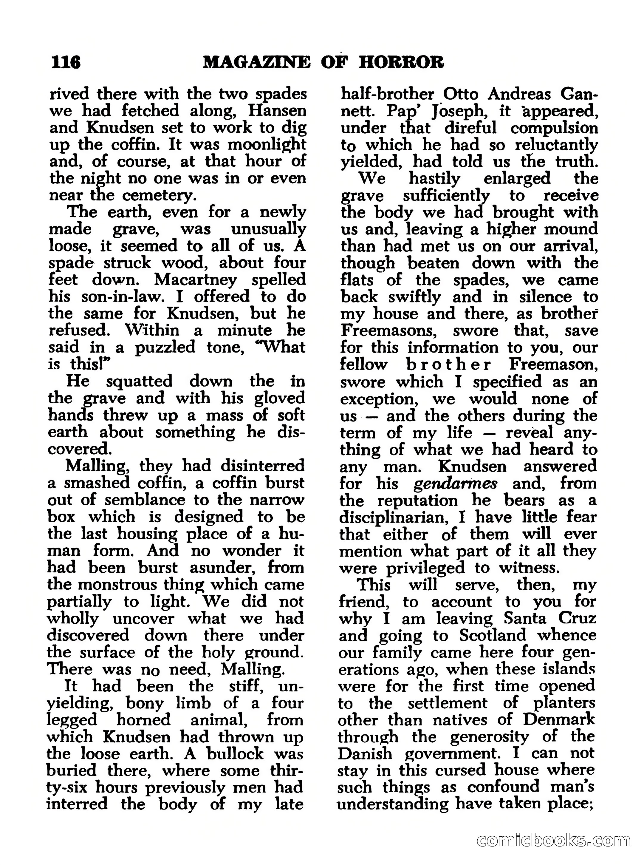Magazine of Horror No. 12 — page 116 of 132