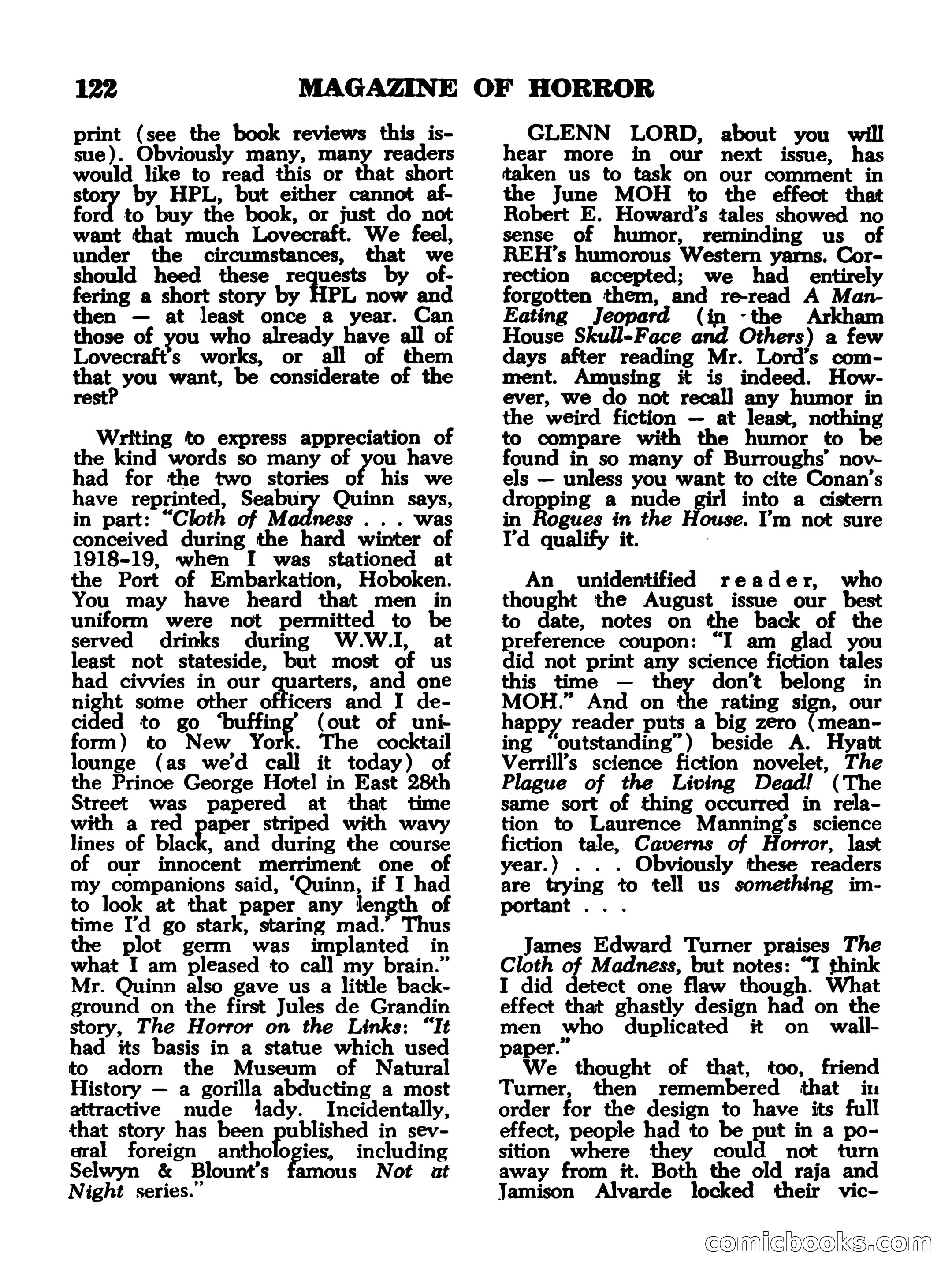Magazine of Horror No. 12 — page 122 of 132