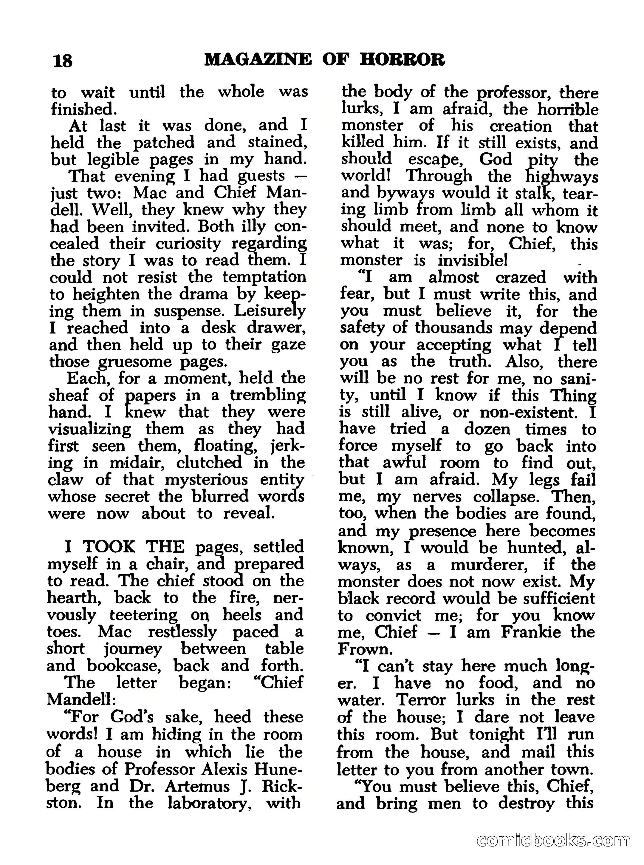 Magazine of Horror No. 13 — page 18 of 132