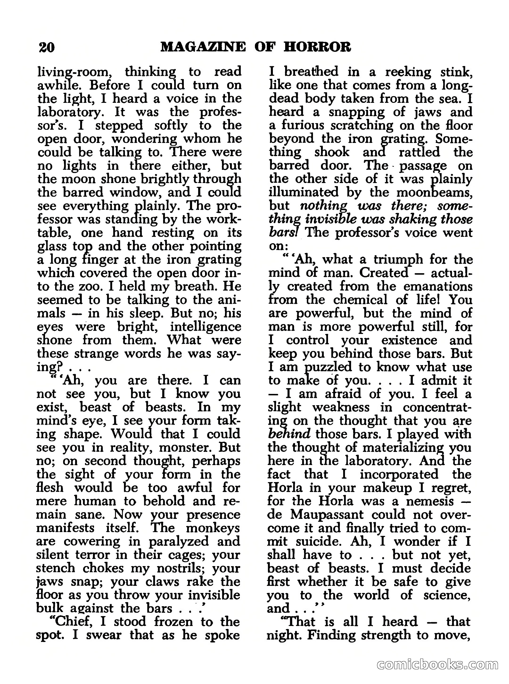 Magazine of Horror No. 13 — page 20 of 132