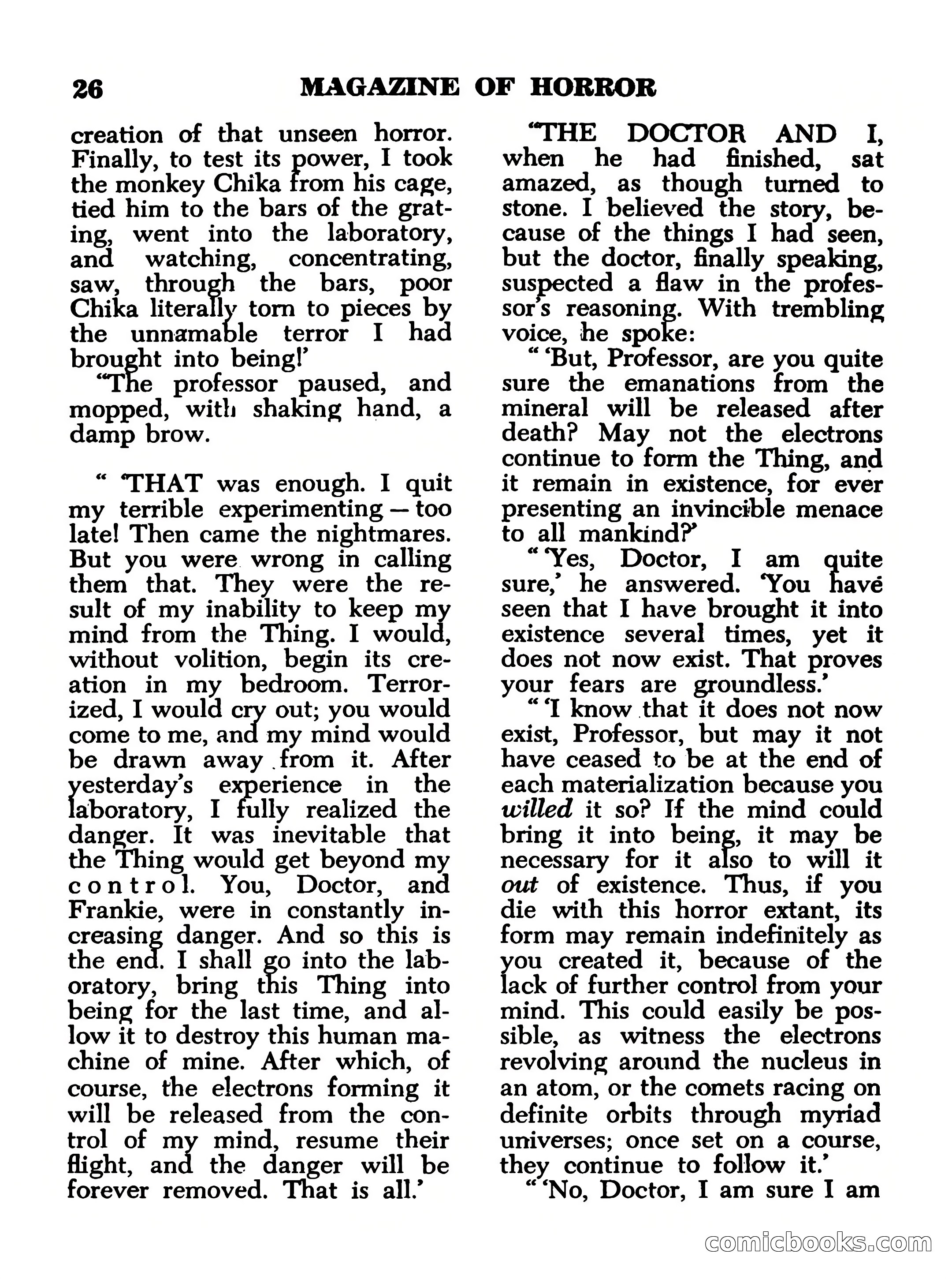 Magazine of Horror No. 13 — page 26 of 132