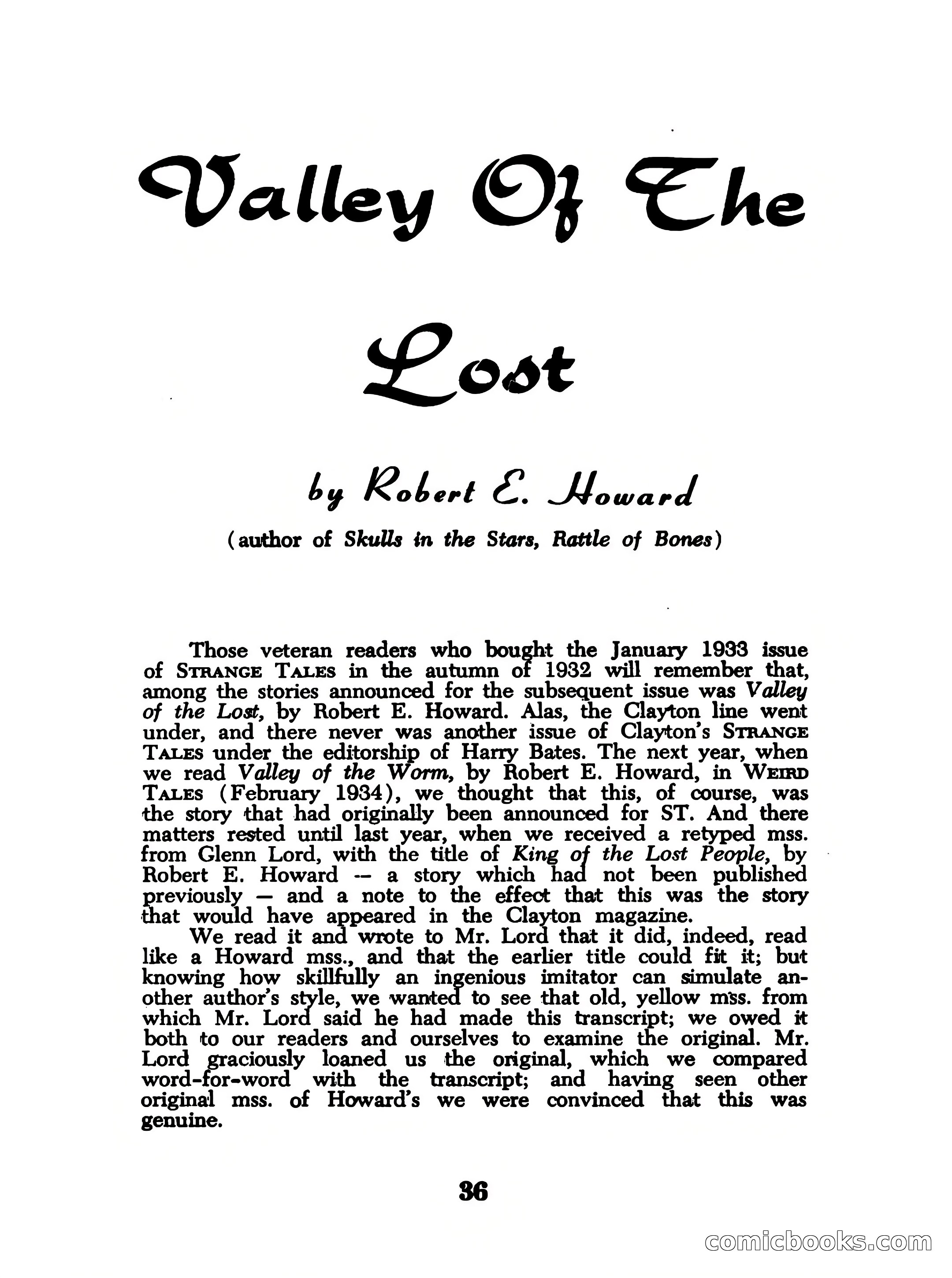 Magazine of Horror No. 13 — page 36 of 132