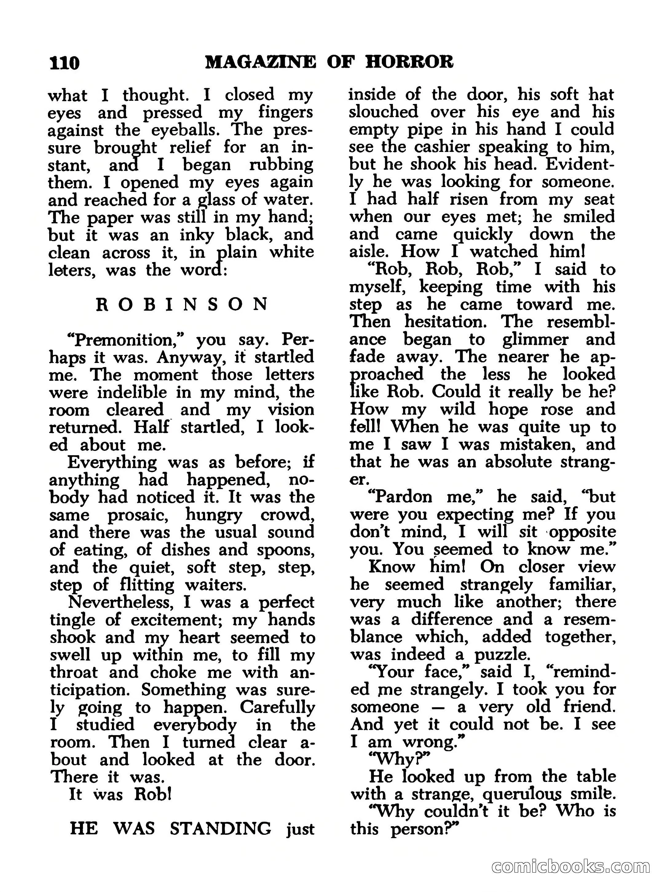 Magazine of Horror No. 13 — page 110 of 132