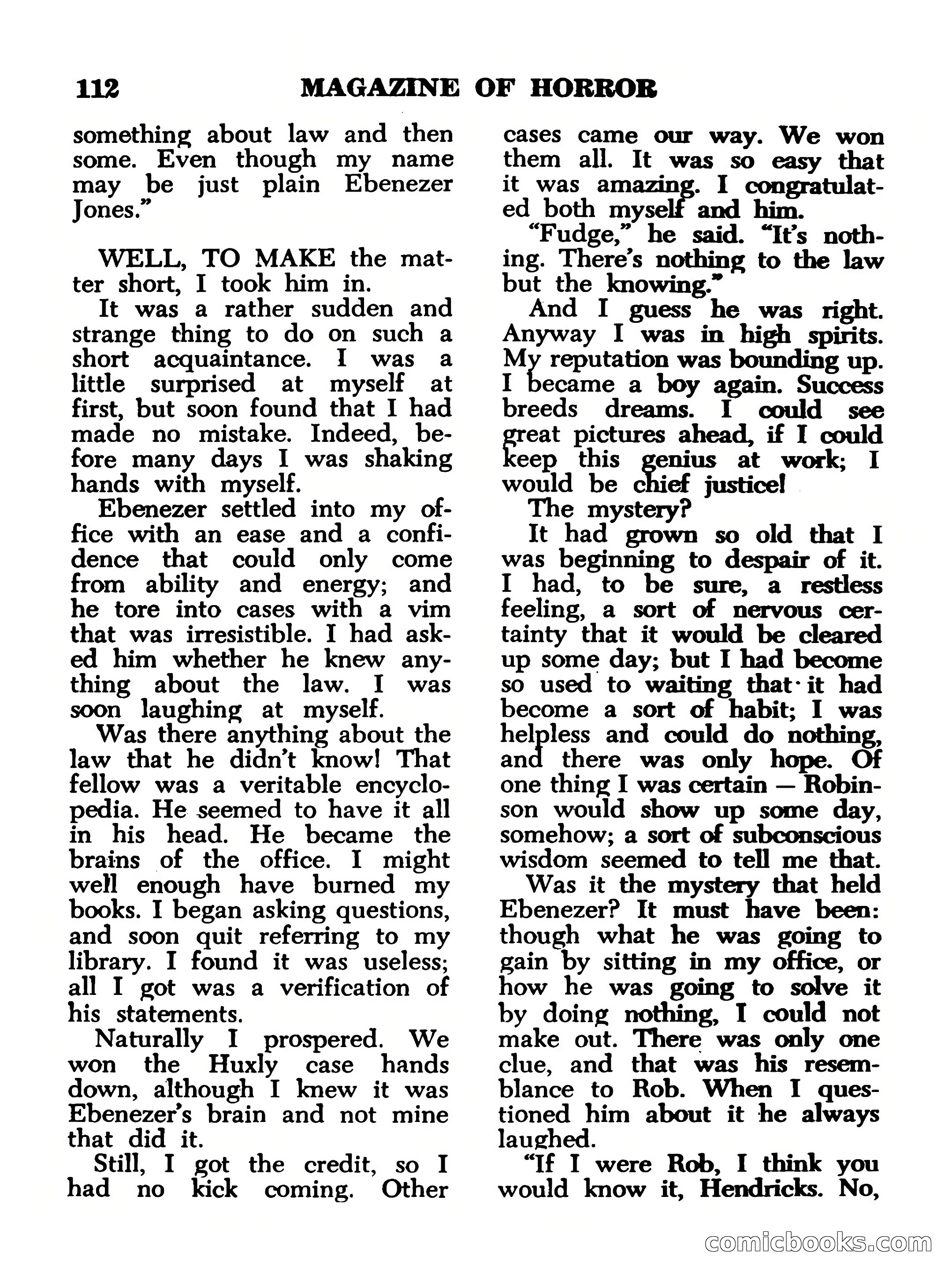 Magazine of Horror No. 13 — page 112 of 132