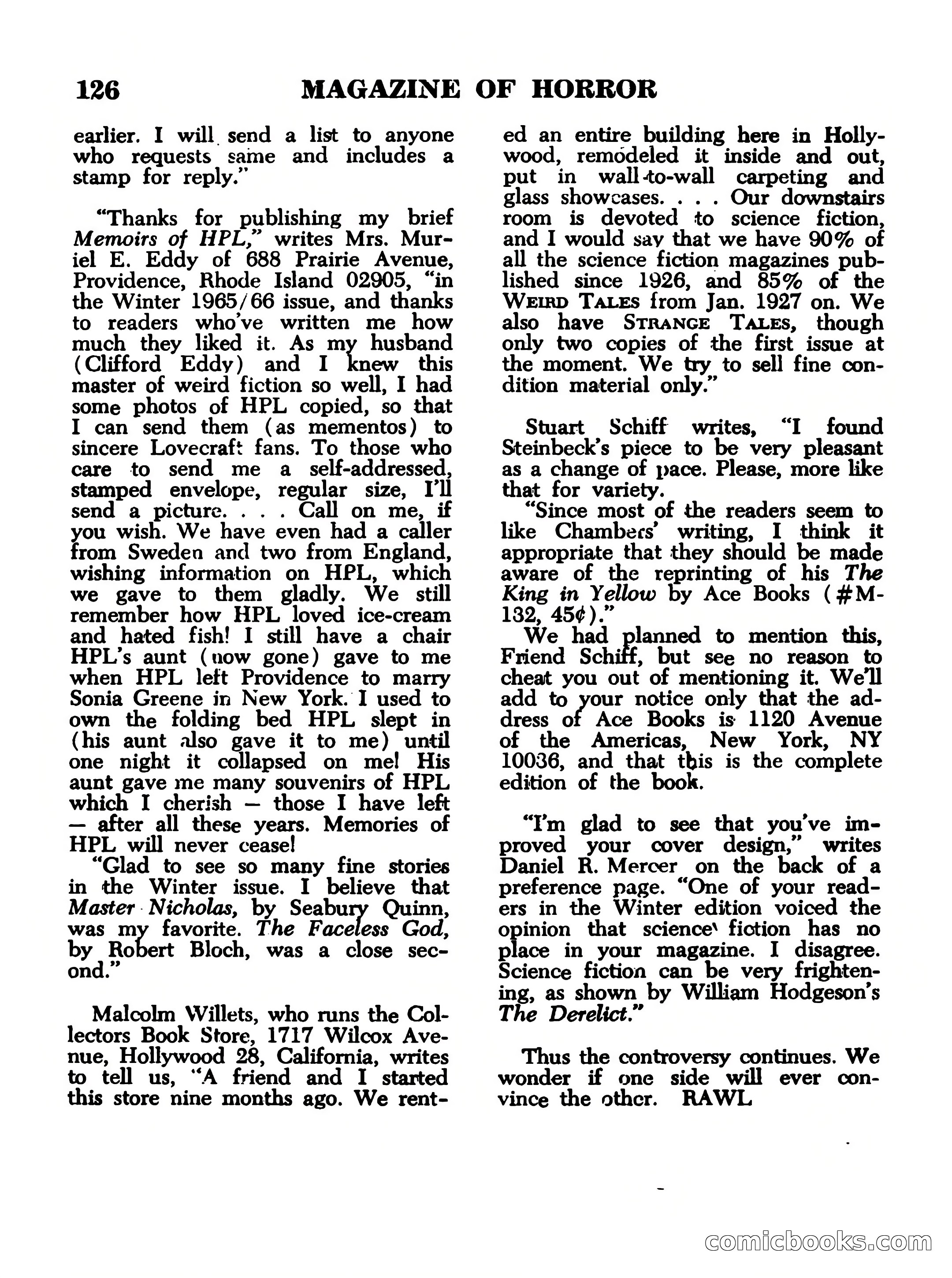 Magazine of Horror No. 13 — page 126 of 132