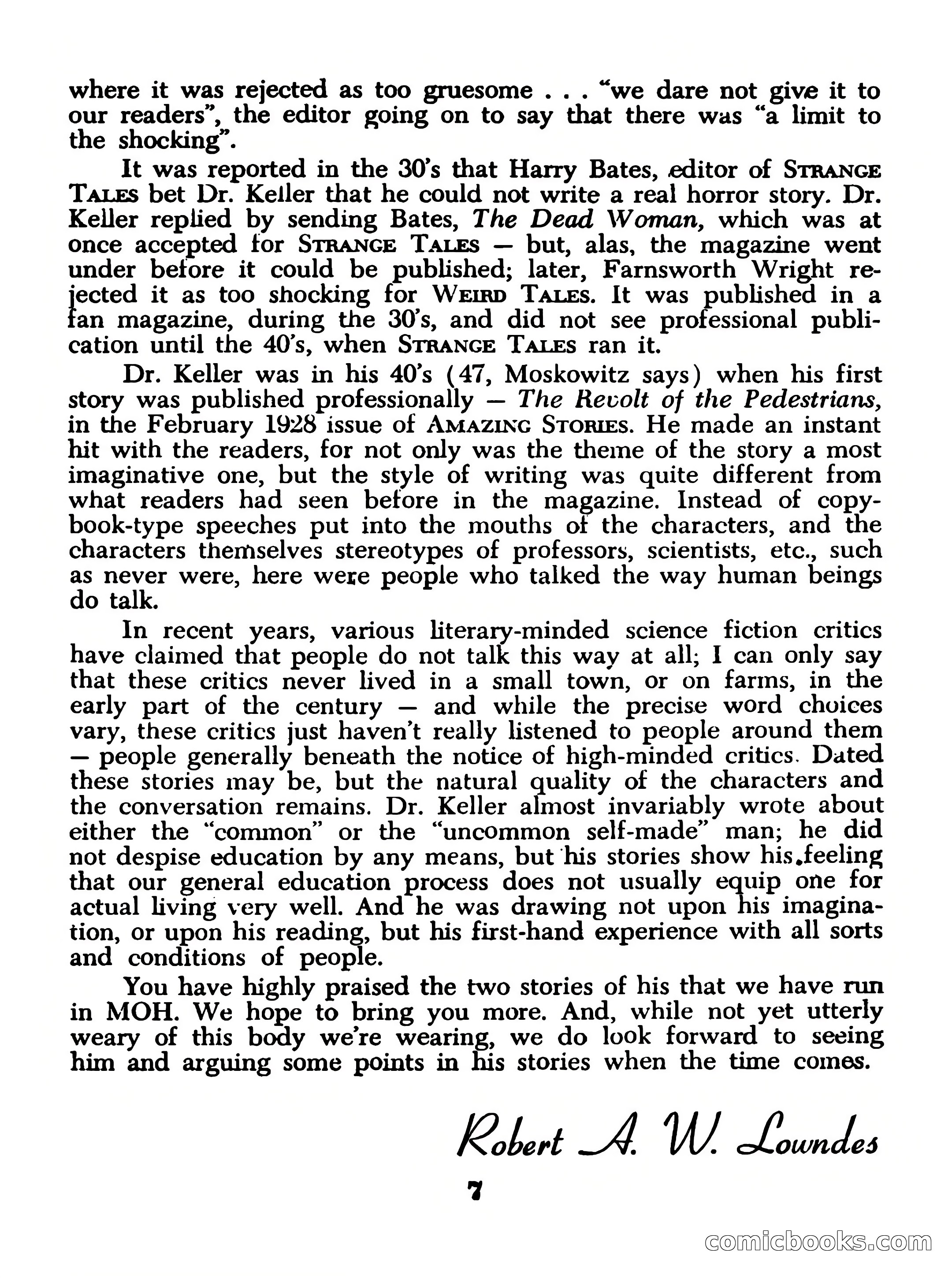 Magazine of Horror, No. 14 — page 7 of 132