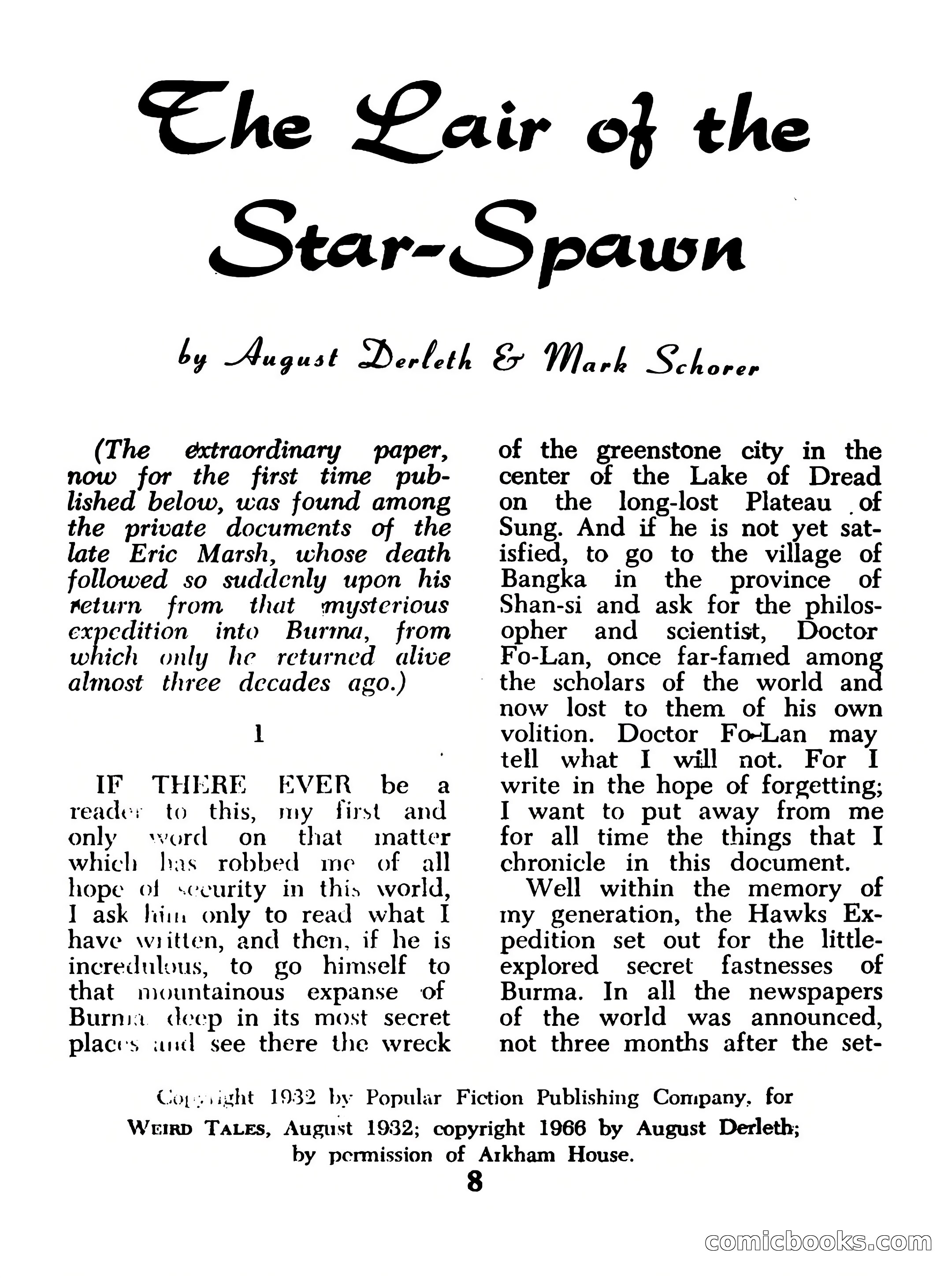 Magazine of Horror, No. 14 — page 8 of 132