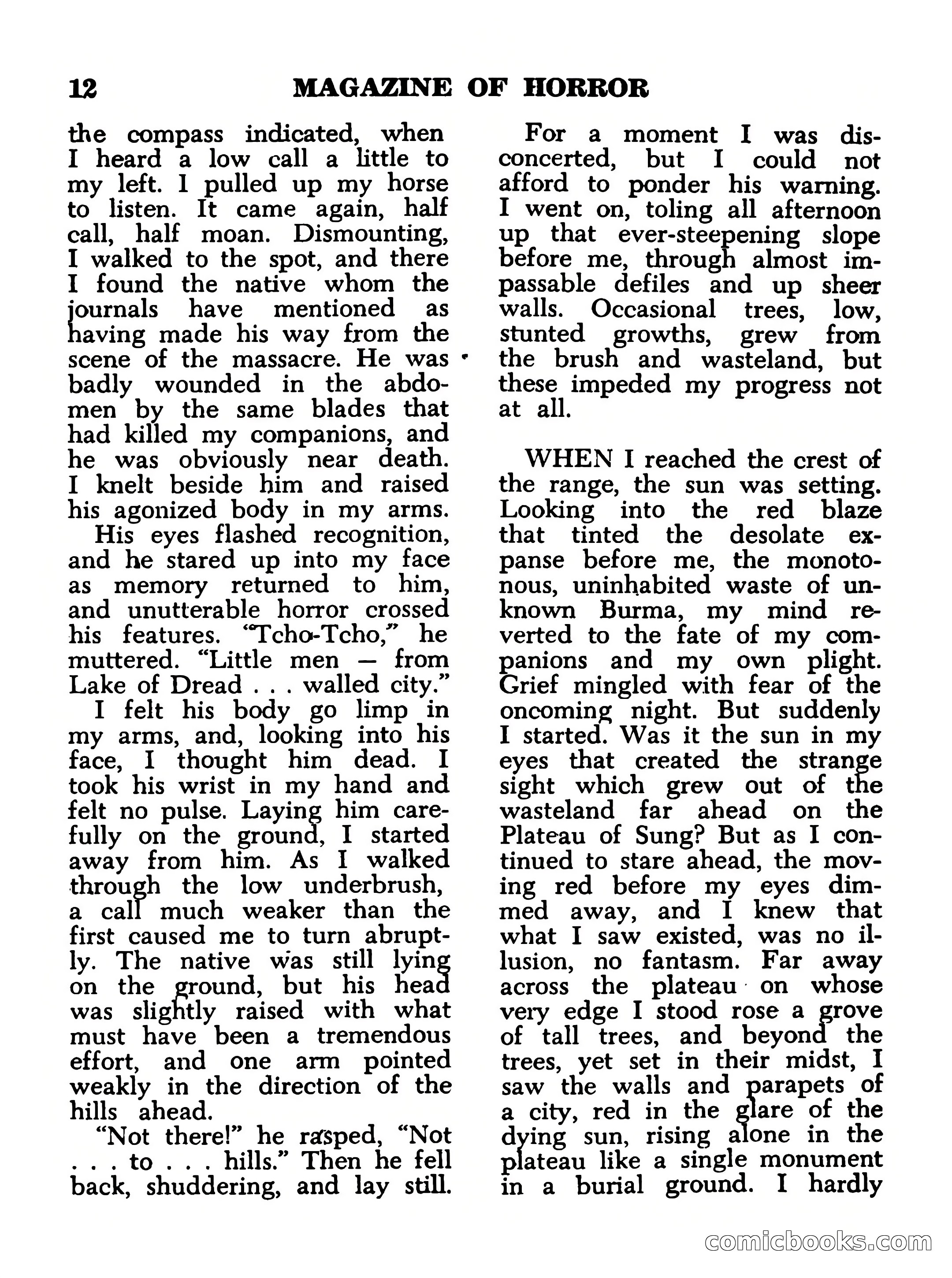 Magazine of Horror, No. 14 — page 12 of 132