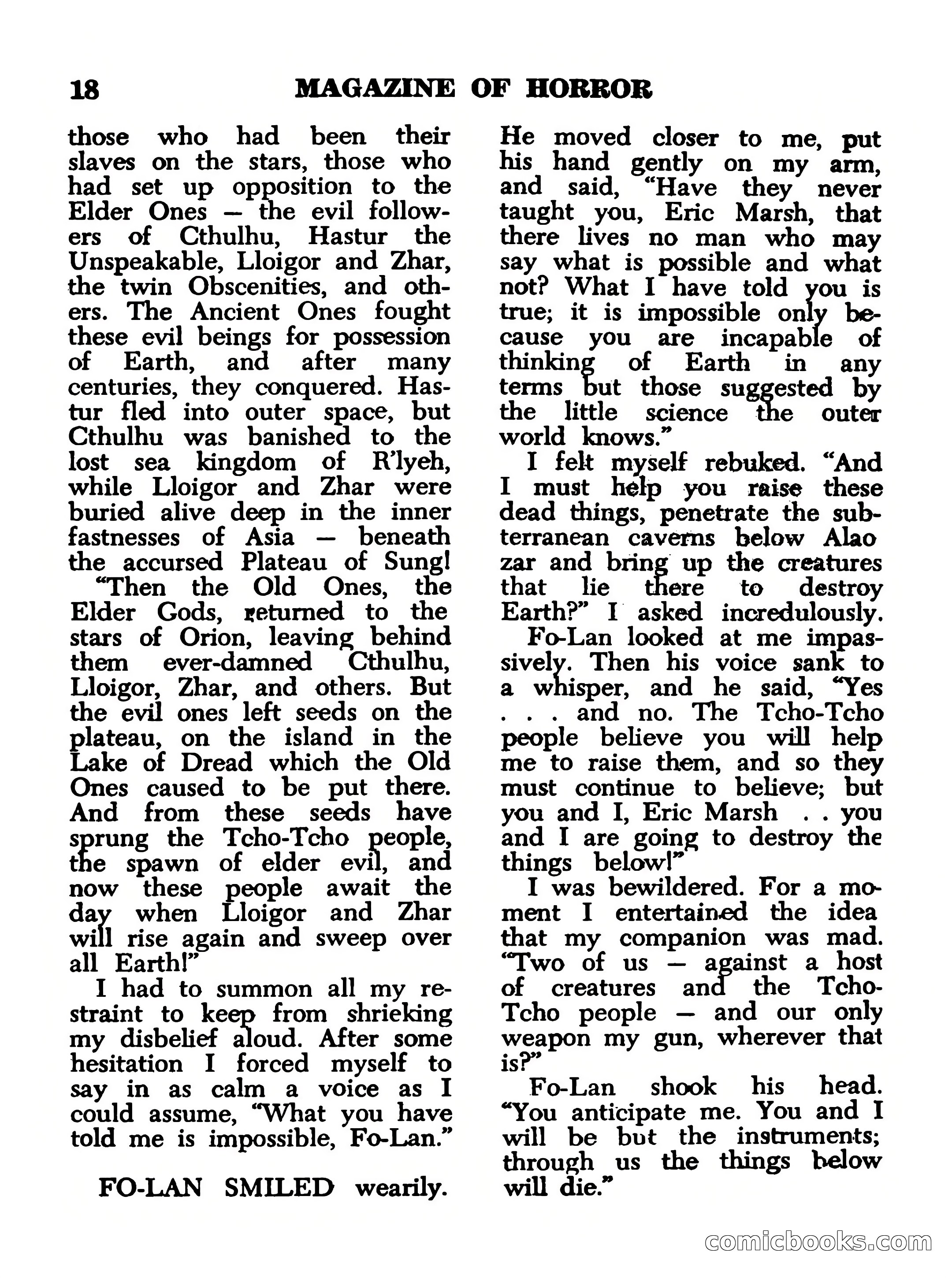 Magazine of Horror, No. 14 — page 18 of 132