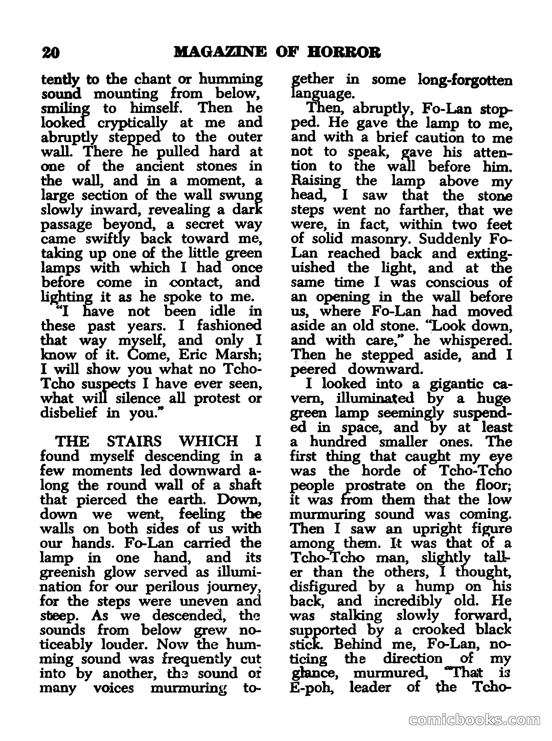 Magazine of Horror, No. 14 — page 20 of 132