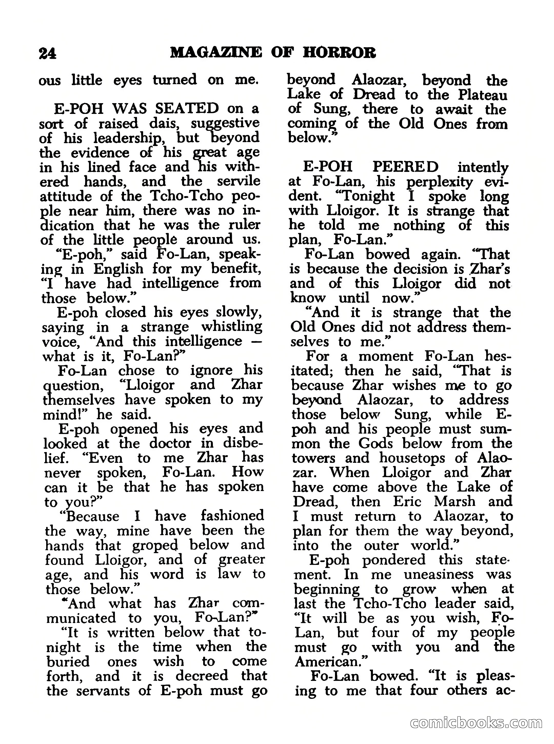 Magazine of Horror, No. 14 — page 24 of 132
